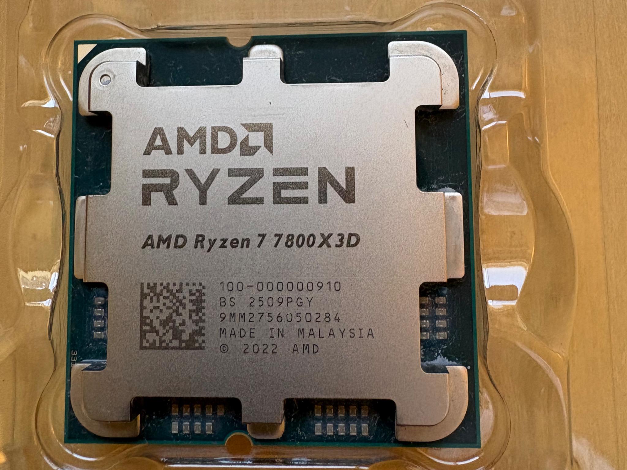 AMD Ryzen 7 7800X3D 8 Cores/16 Threads 4.2GHz AM5 with AMD 3D V-Cache