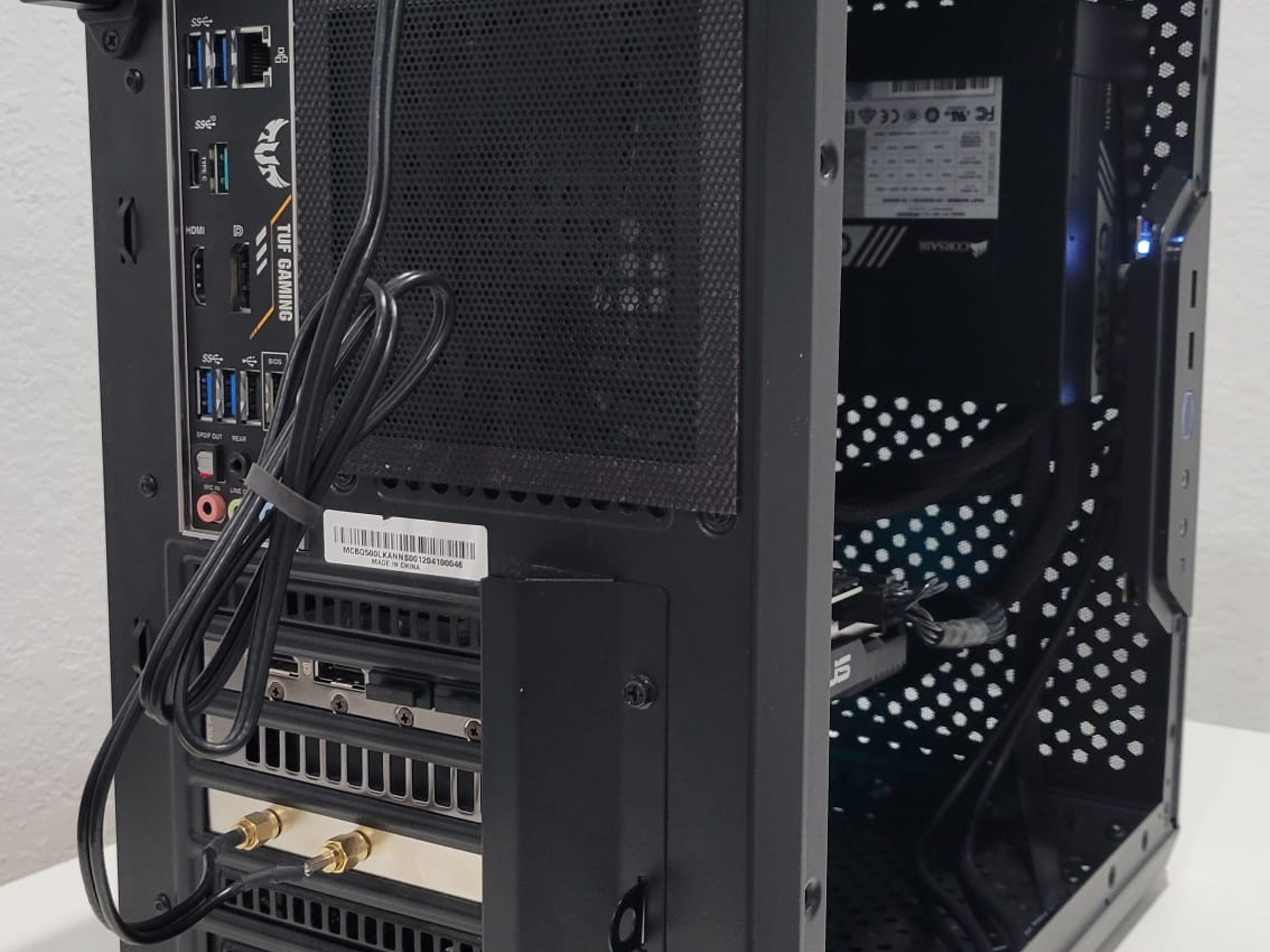 Prebuilt AMD Ryzen 5 5500 / RTX 3060 Gaming PC – 16GB RAM, 500GB NVMe, RGB Keyboard + Mouse