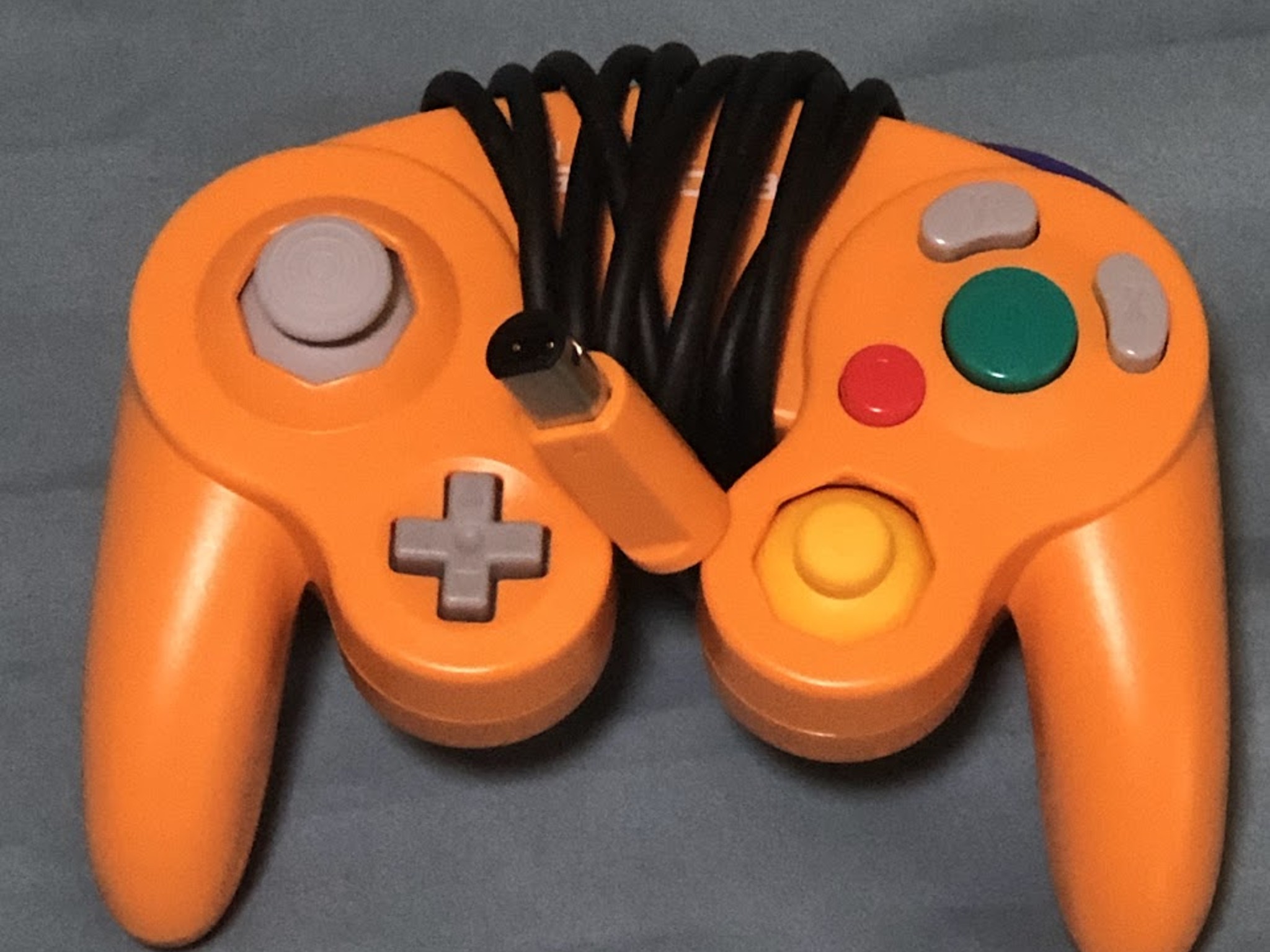 GameCube Controller Bundle (Orange & Smash Ultimate Black w/ Input Integrity Lossless Adapter)