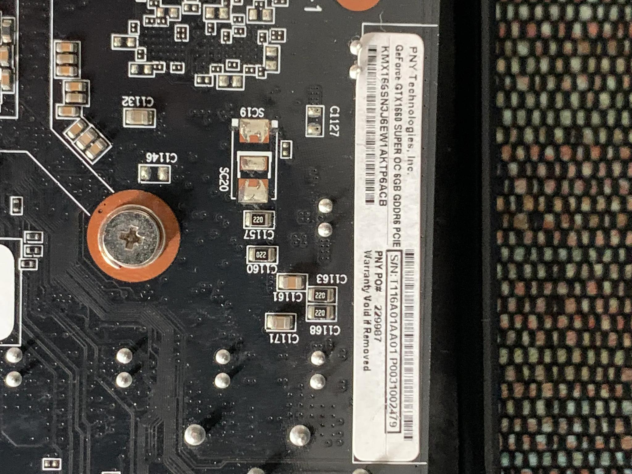PNY GeForce GTX 1660 Super 6GB XLR8 Gaming. used