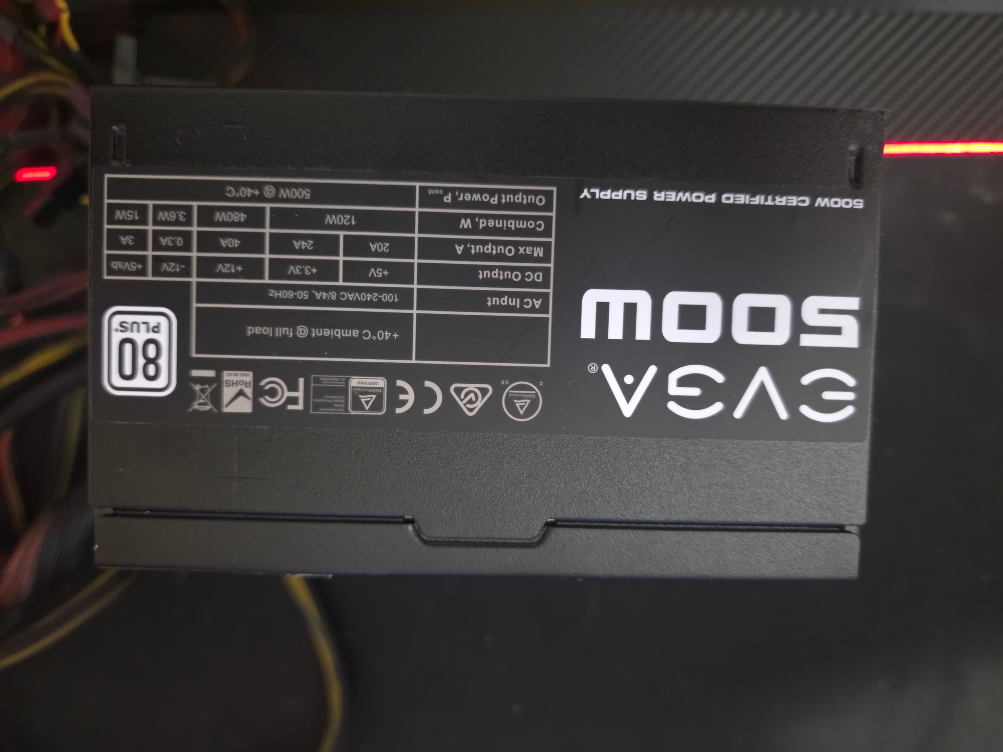 EVGA 500w PSU 500W