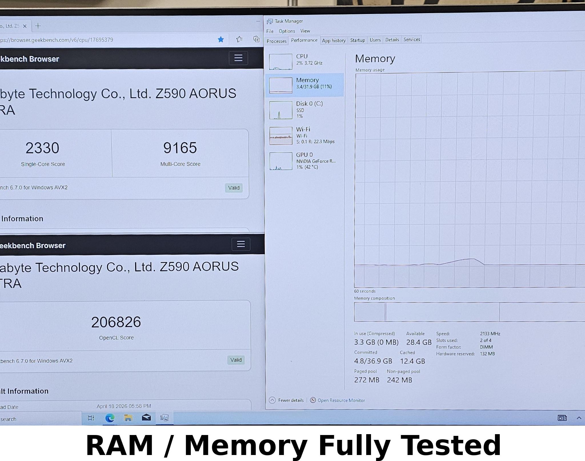 32GB DDR4 (2x16GB) RAM CL16 3200MT/s G.Skill Trident Z RGB