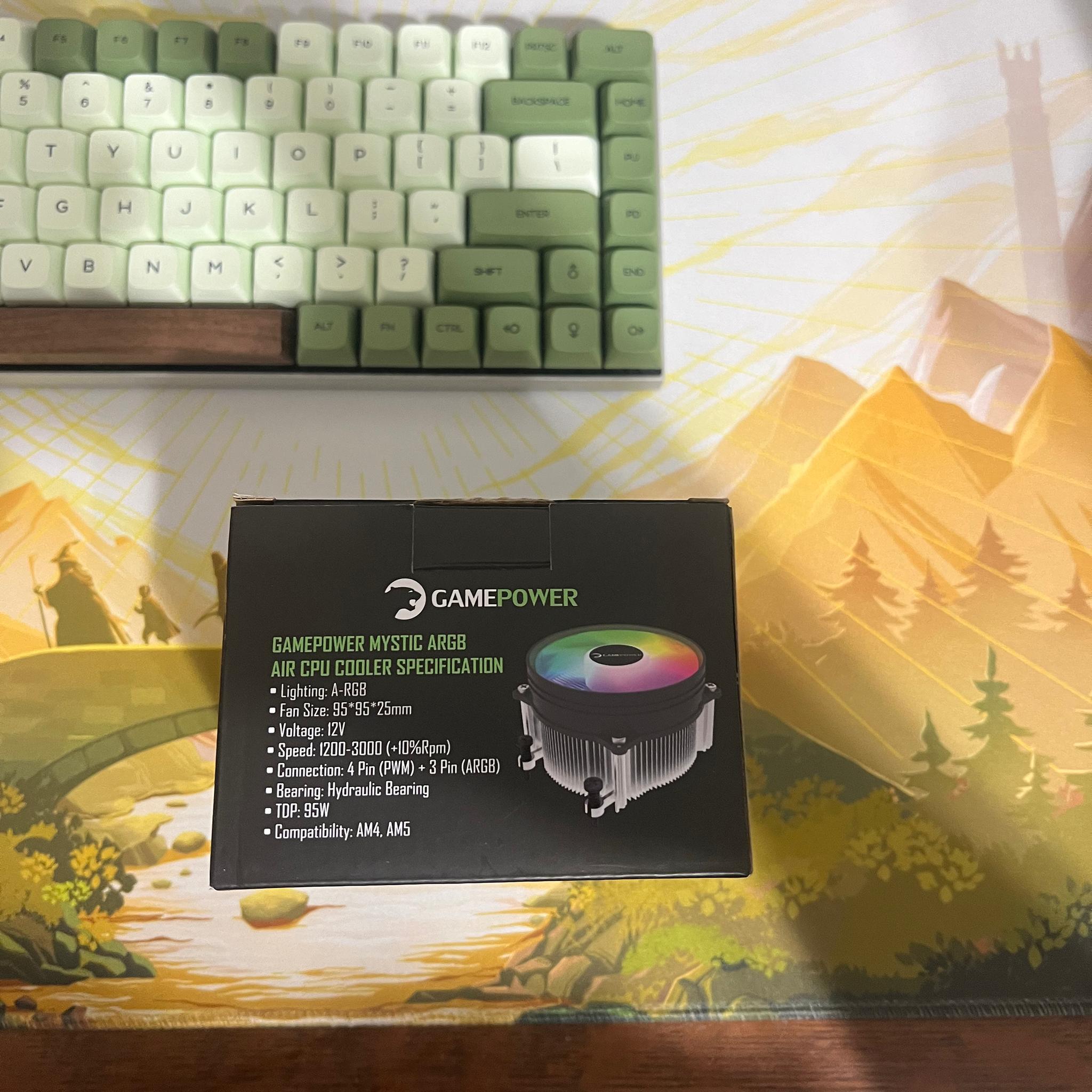 Gamepower Mystic ARGB Air CPU cooler.