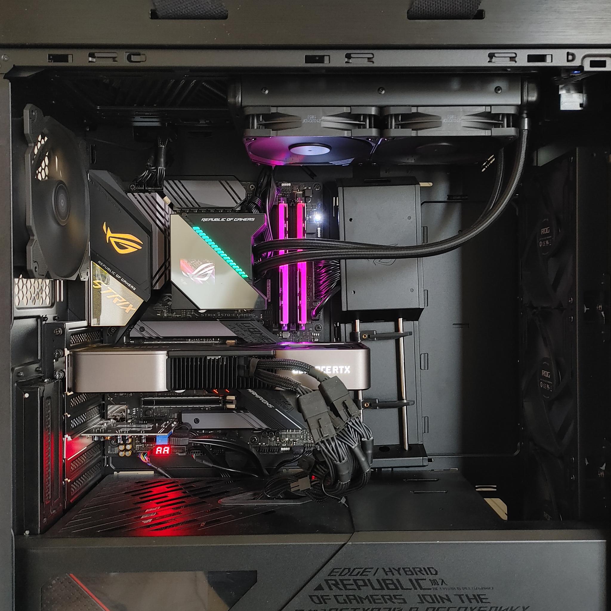 High End ASUS ROG Gaming PC Ryzen 9 5900x RTX 3080Ti 32GB RAM 1TB SSD