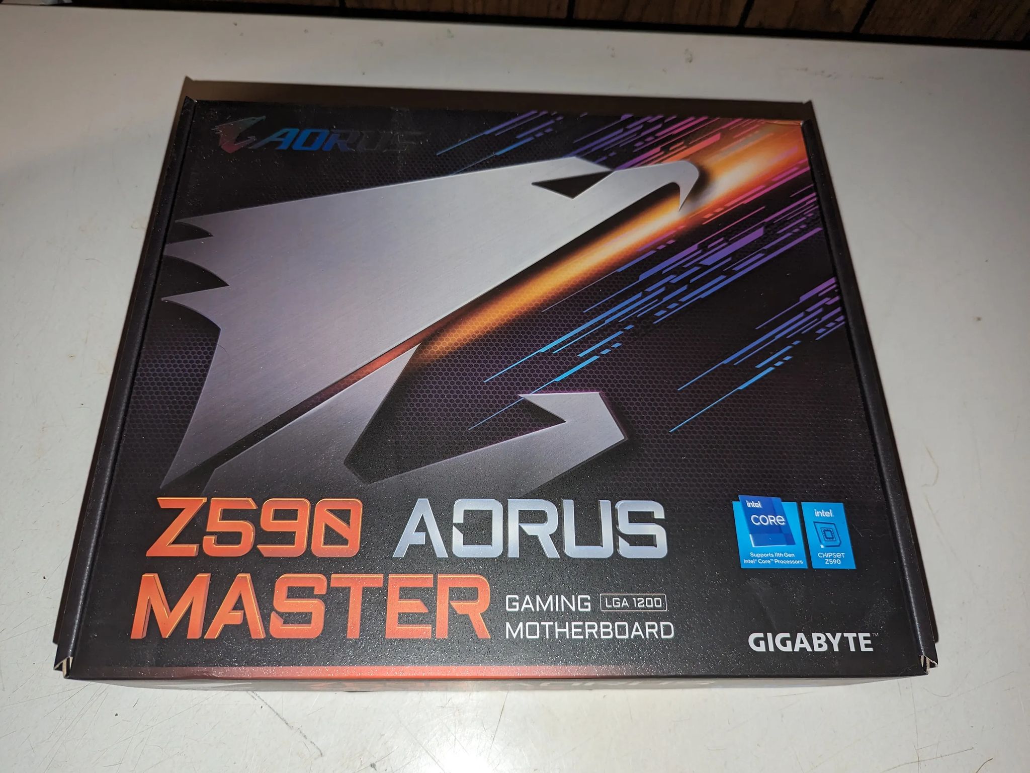 Gigabyte Z590 Aorus Master LGA 1200 Intel ATX Motherboard w/ Triple M.2 Slots, 10GbE LAN, Wi-Fi 6E