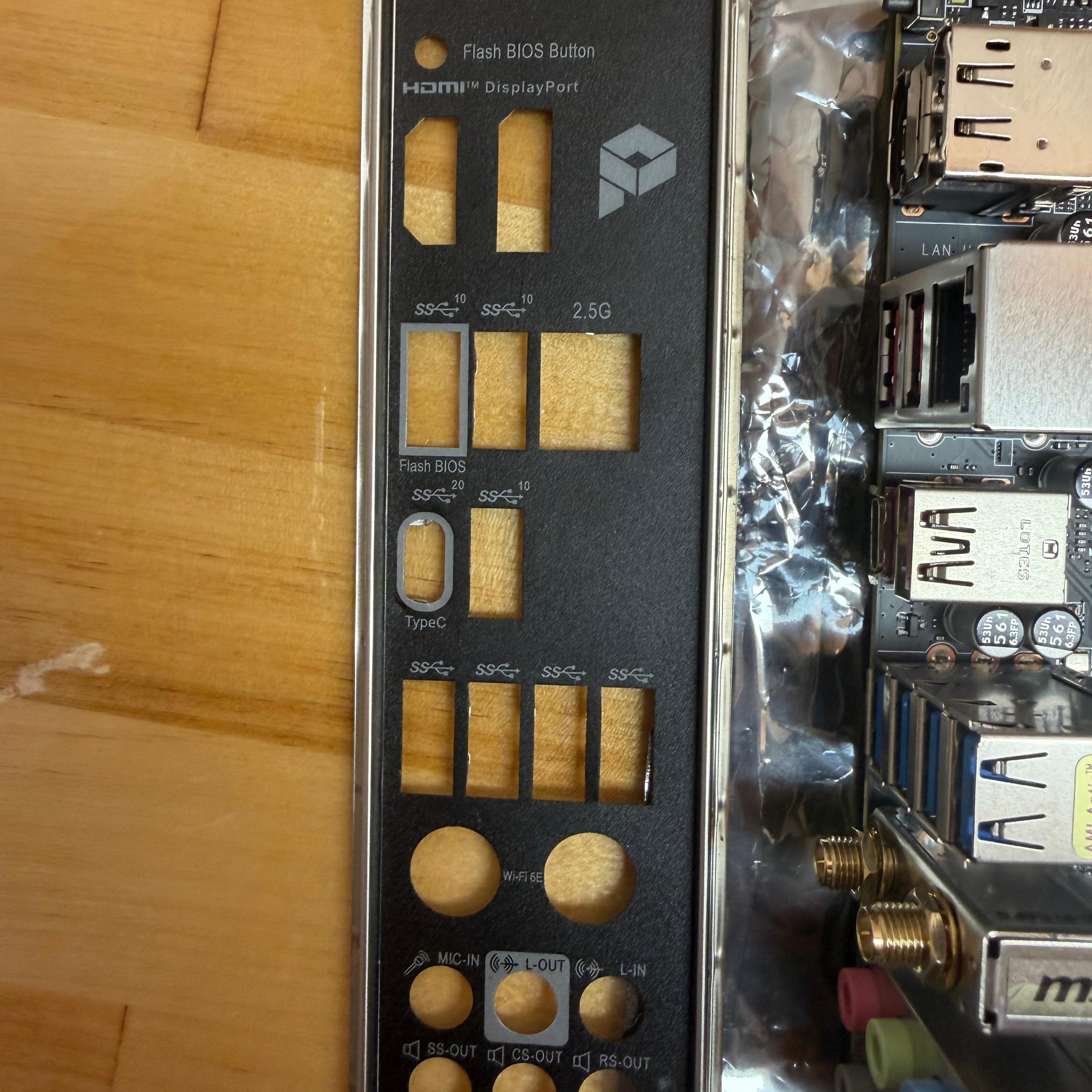 MSI PRO B650-VC WIFI AM5 Motherboard – Damaged Internal USB Header Pins