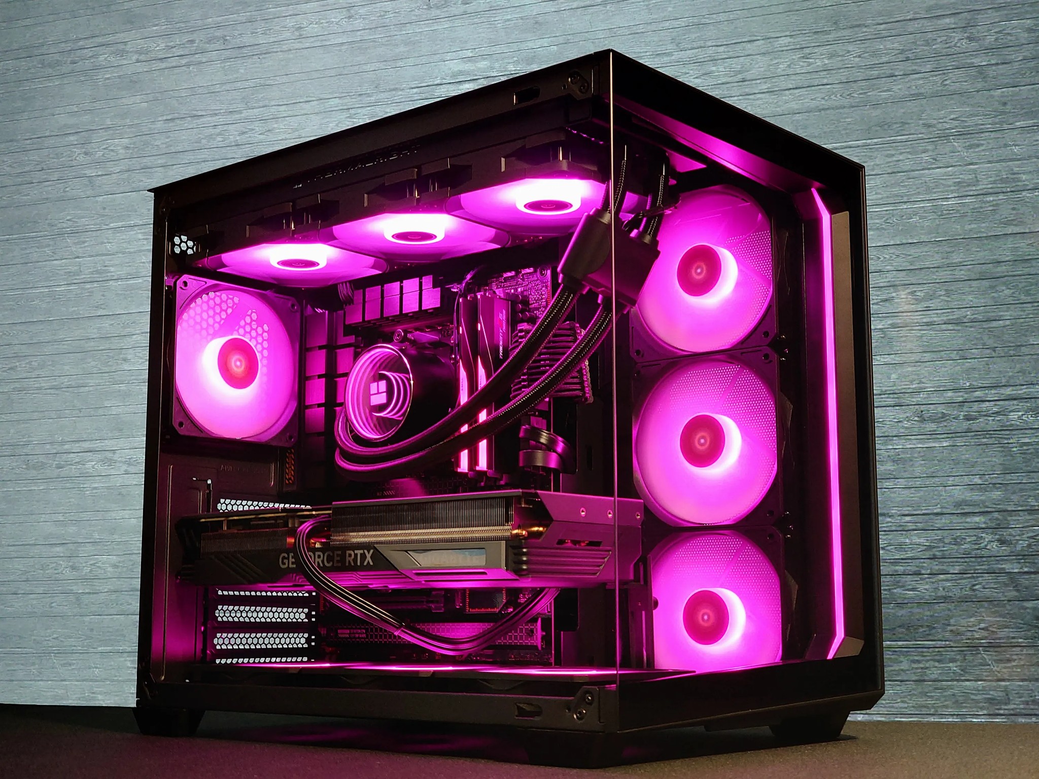 🌃🦇The Dark Knight 🦇Liquid Cooled Gaming PC🦇Nvidia RTX 4070 Ti 12GB🦇AMD Ryzen 7 7700🦇32GB DDR5