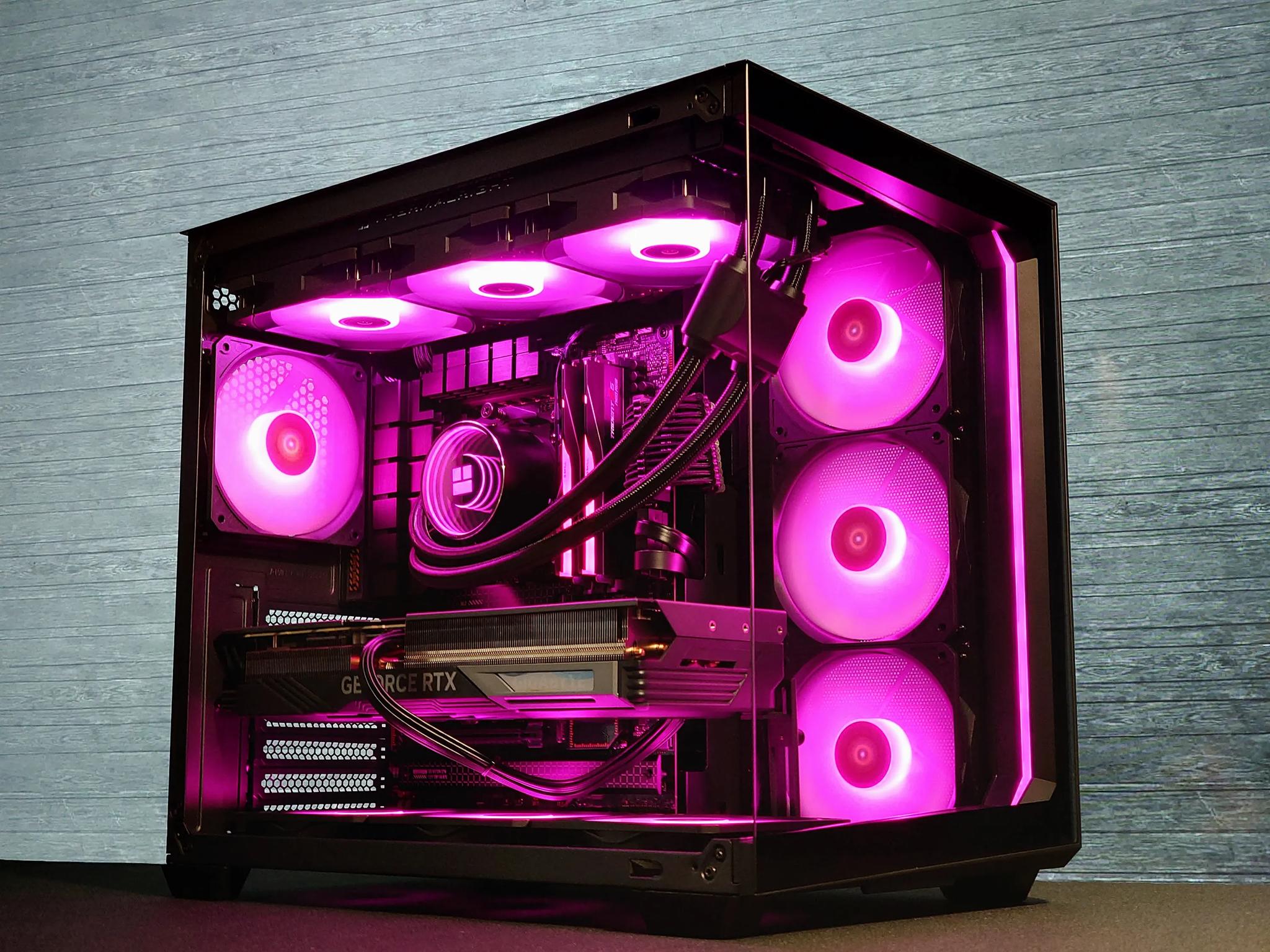 🌃🦇The Dark Knight 🦇Liquid Cooled Gaming PC🦇Nvidia RTX 4070 Ti 12GB🦇AMD Ryzen 7 7700🦇32GB DDR5