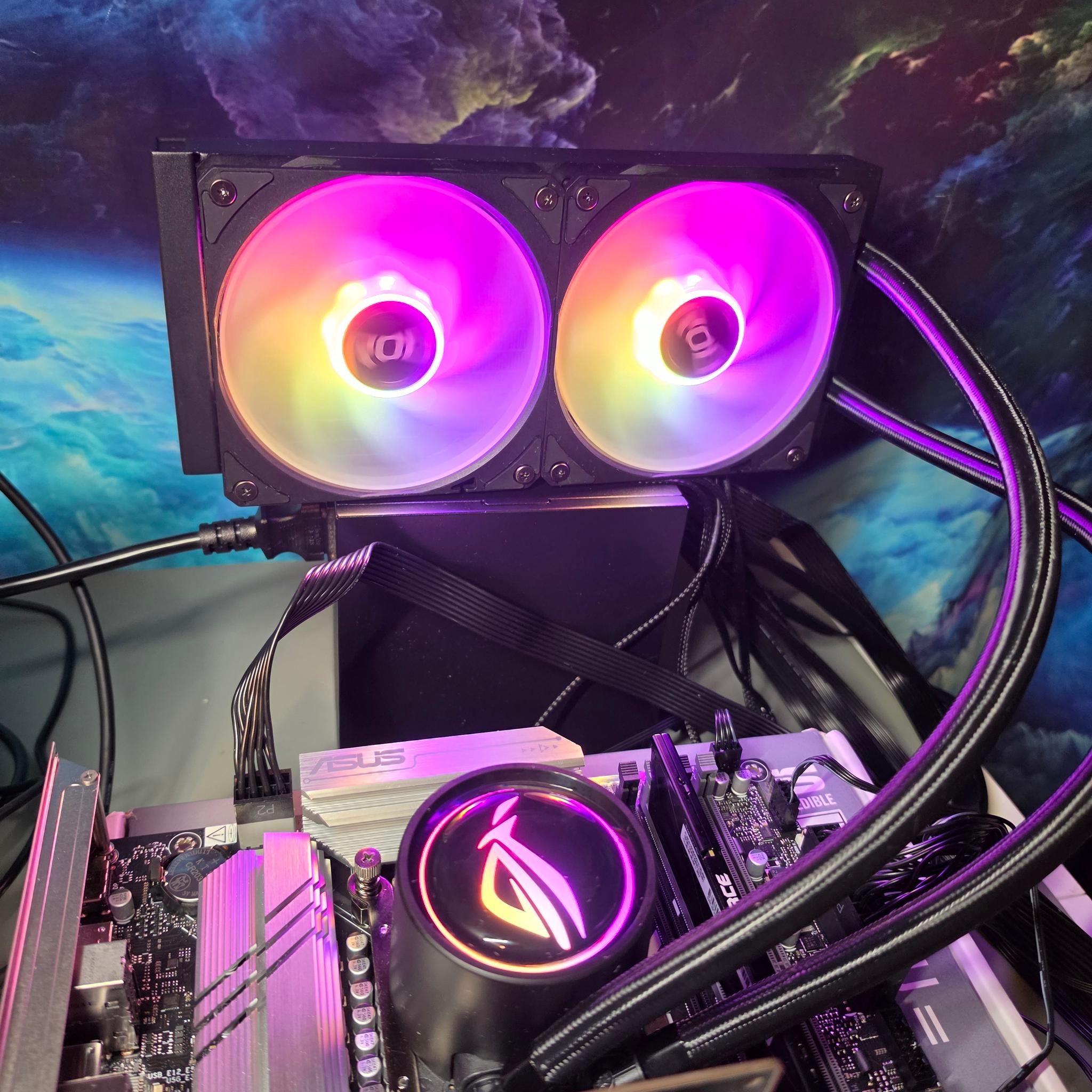 Intel Core Ultra 265f + ASUS B860M MAX GAMING AX + 240MM AIO