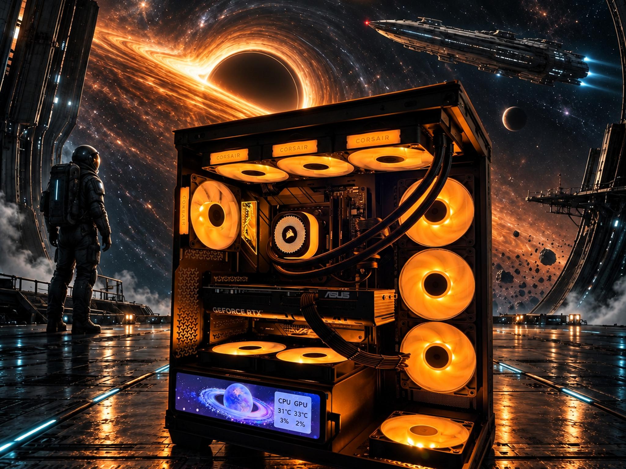 "Event Horizon" Ryzen 7 7800X3D, RTX 5070 Ti 16GB, 32GB DDR5-6000, 2TB Gen4 NVMe, 11.3" LCD Display