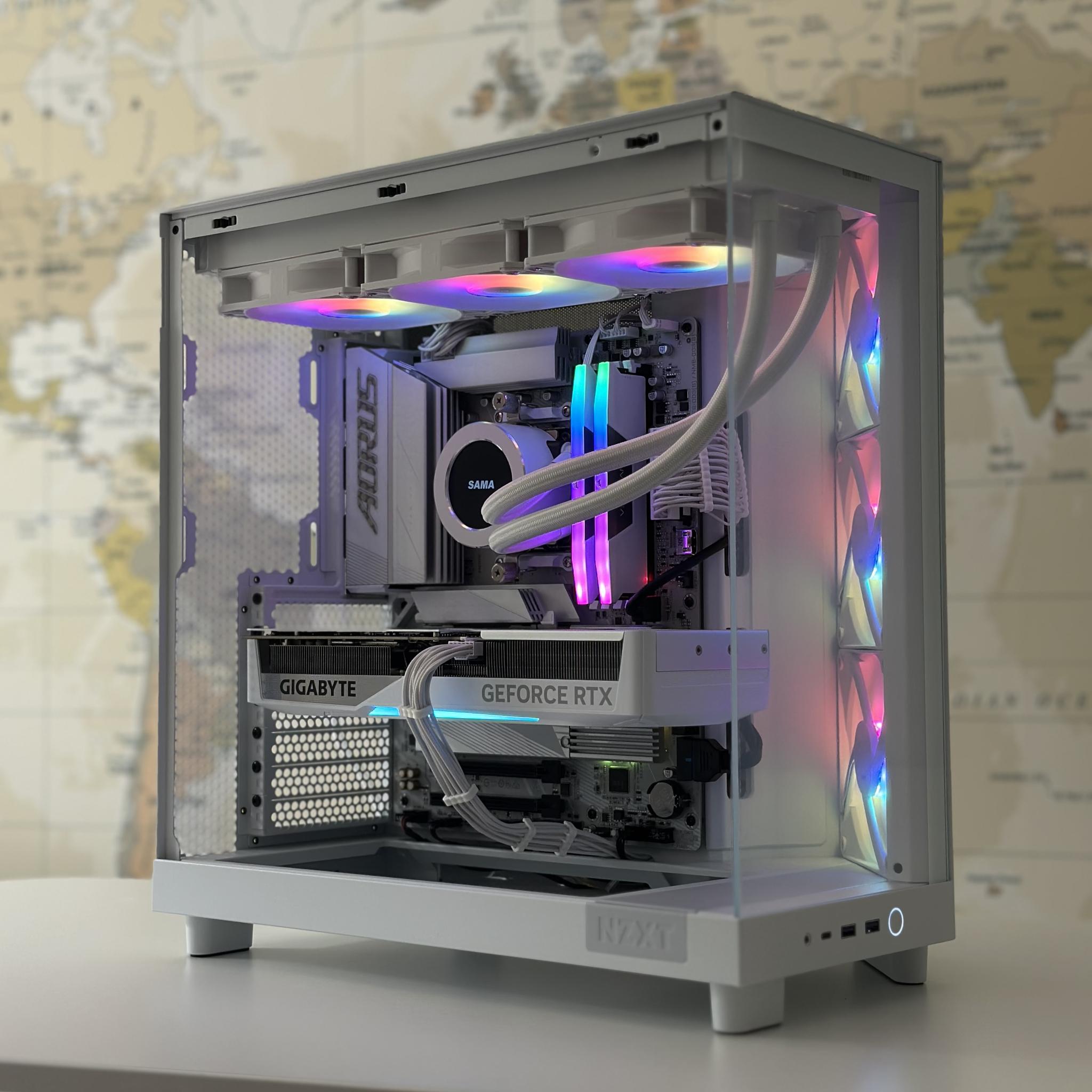 FINAL PRICE DROP CUSTOM ALL WHITE TOP END CUSTOM GAMING PC | RTX 5070TI | RYZEN 9800X3D