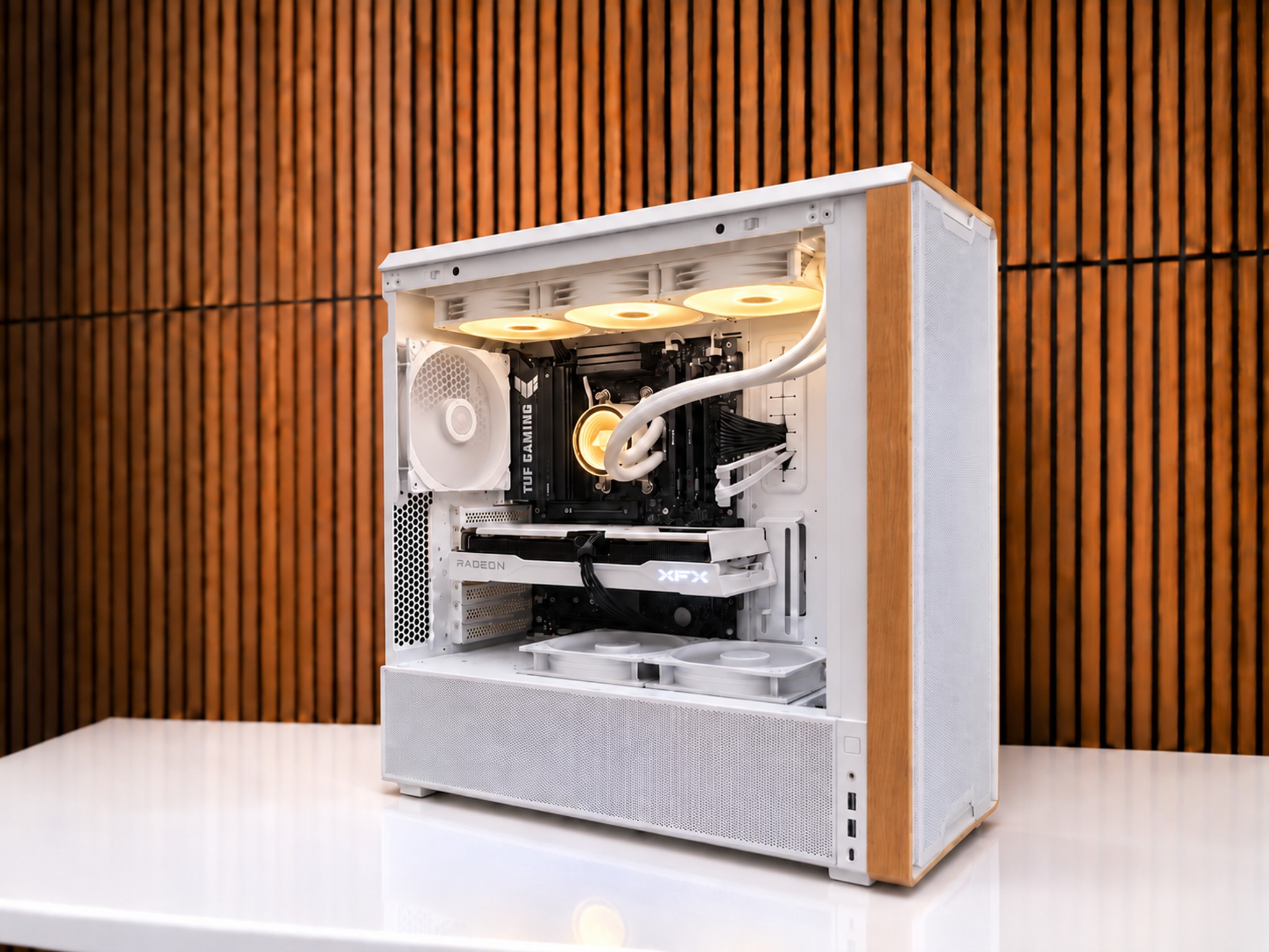 White 1440P Gaming PC V2 | 7700 | 9060XT 16GB💻| 32GB DDR5 | 1TB NVME | WiFi/BT | Windows 11 |