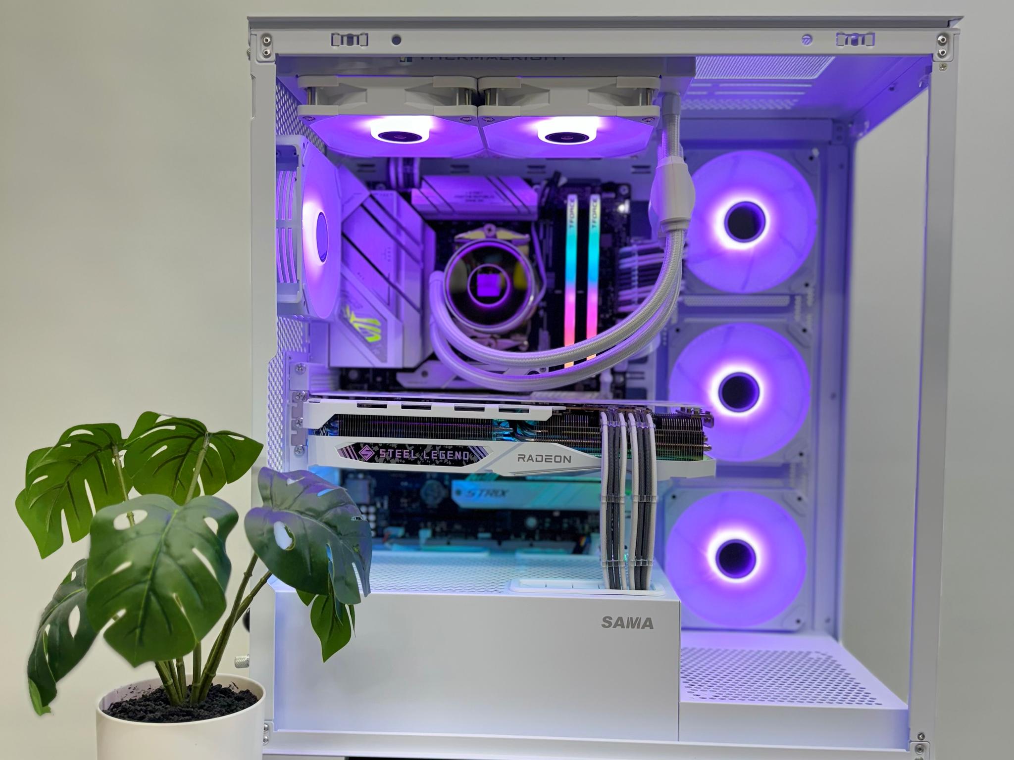 Almost Heaven 🪽 Radeon RX 7900 GRE ☀️ AMD Ryzen 7600X 🌙32GB RAM DDR5 ✨1TB m.2 📖 White Build