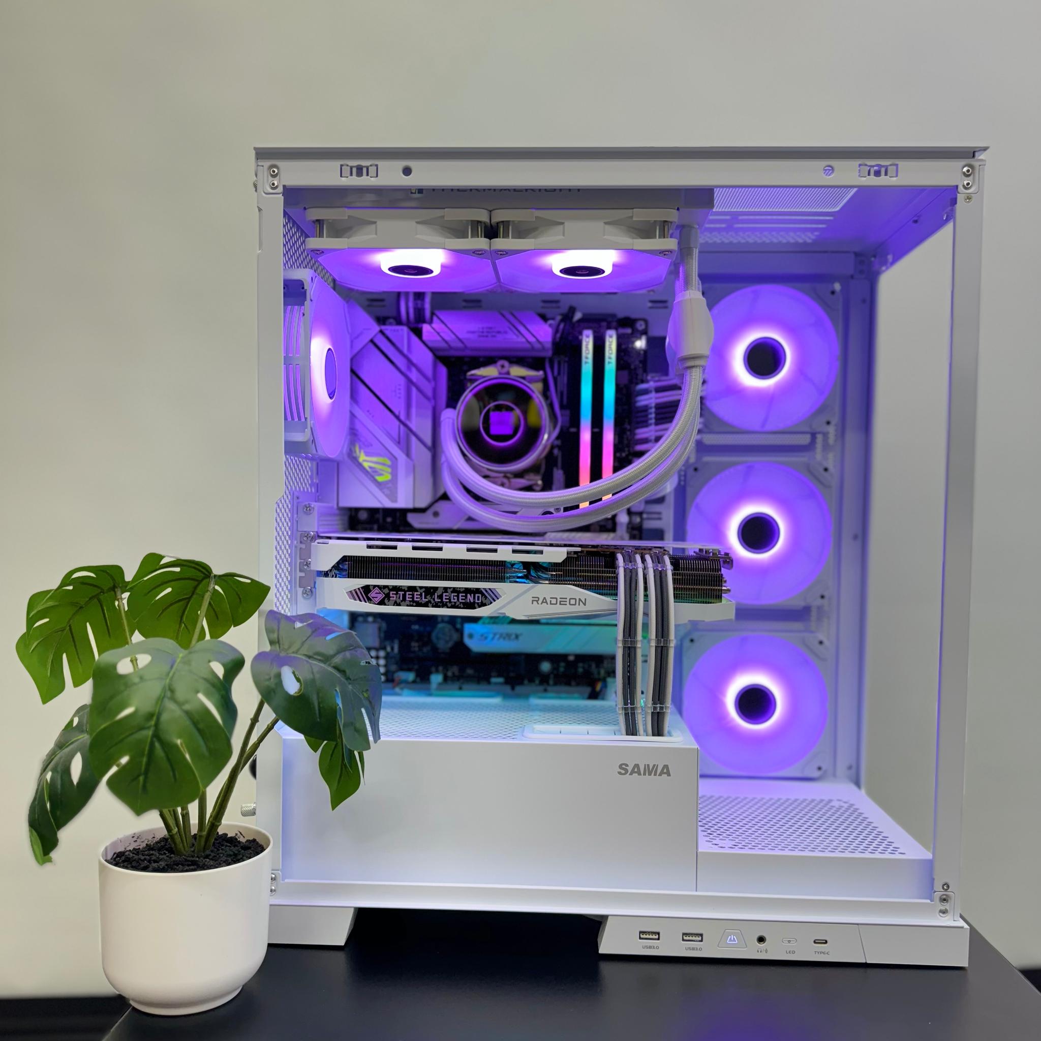 Almost Heaven 🪽 Radeon RX 7900 GRE ☀️ AMD Ryzen 7600X 🌙32GB RAM DDR5 ✨1TB m.2 📖 White Build