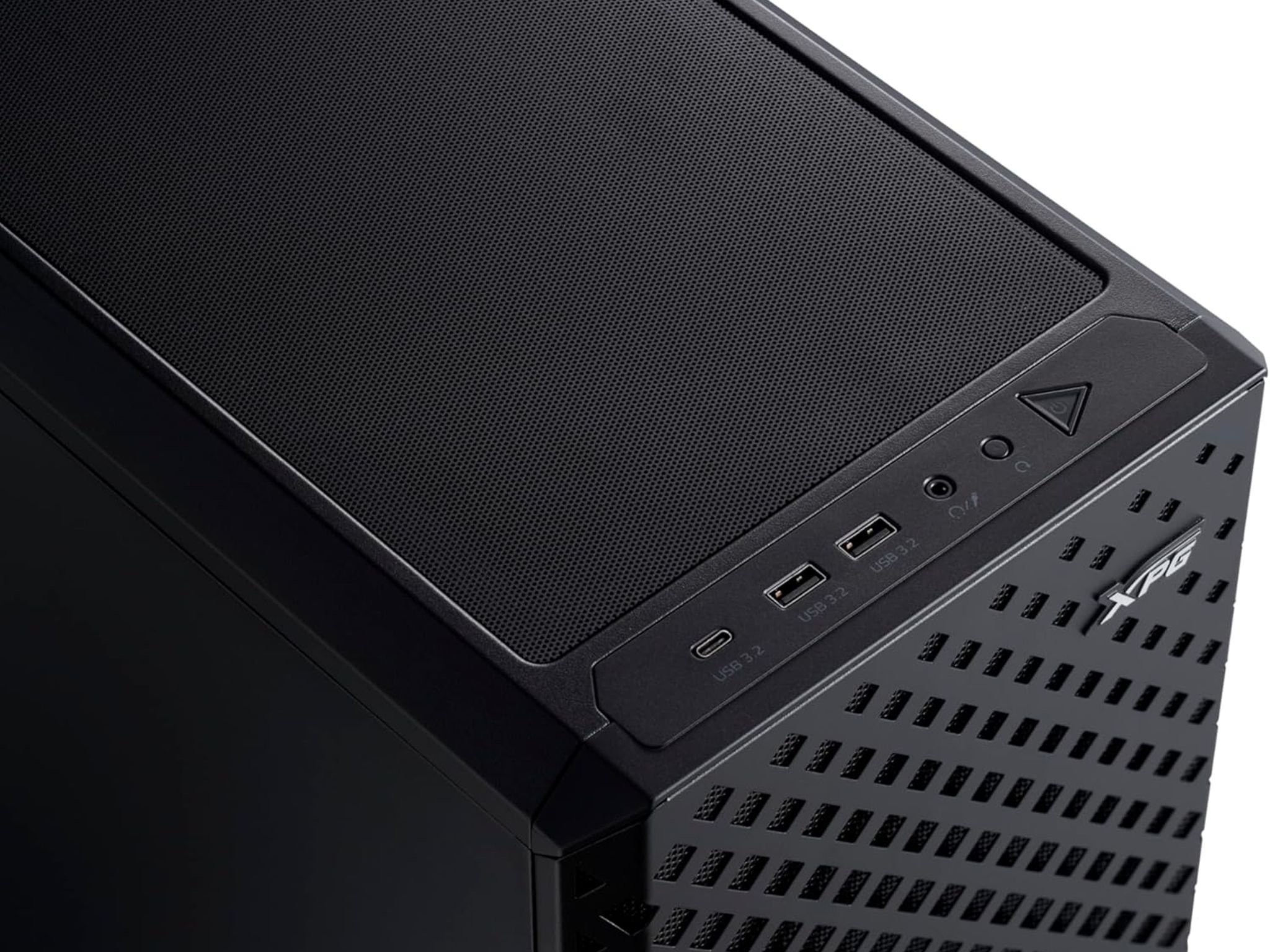 XPG Defender ATX Mid Tower Chassis-Black-DEFENDER-BKCWW Desktop Computer Case