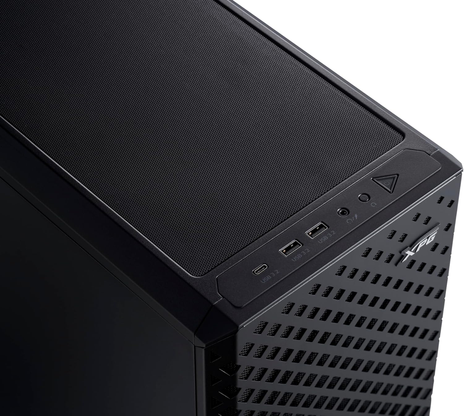 XPG Defender ATX Mid Tower Chassis-Black-DEFENDER-BKCWW Desktop Computer Case