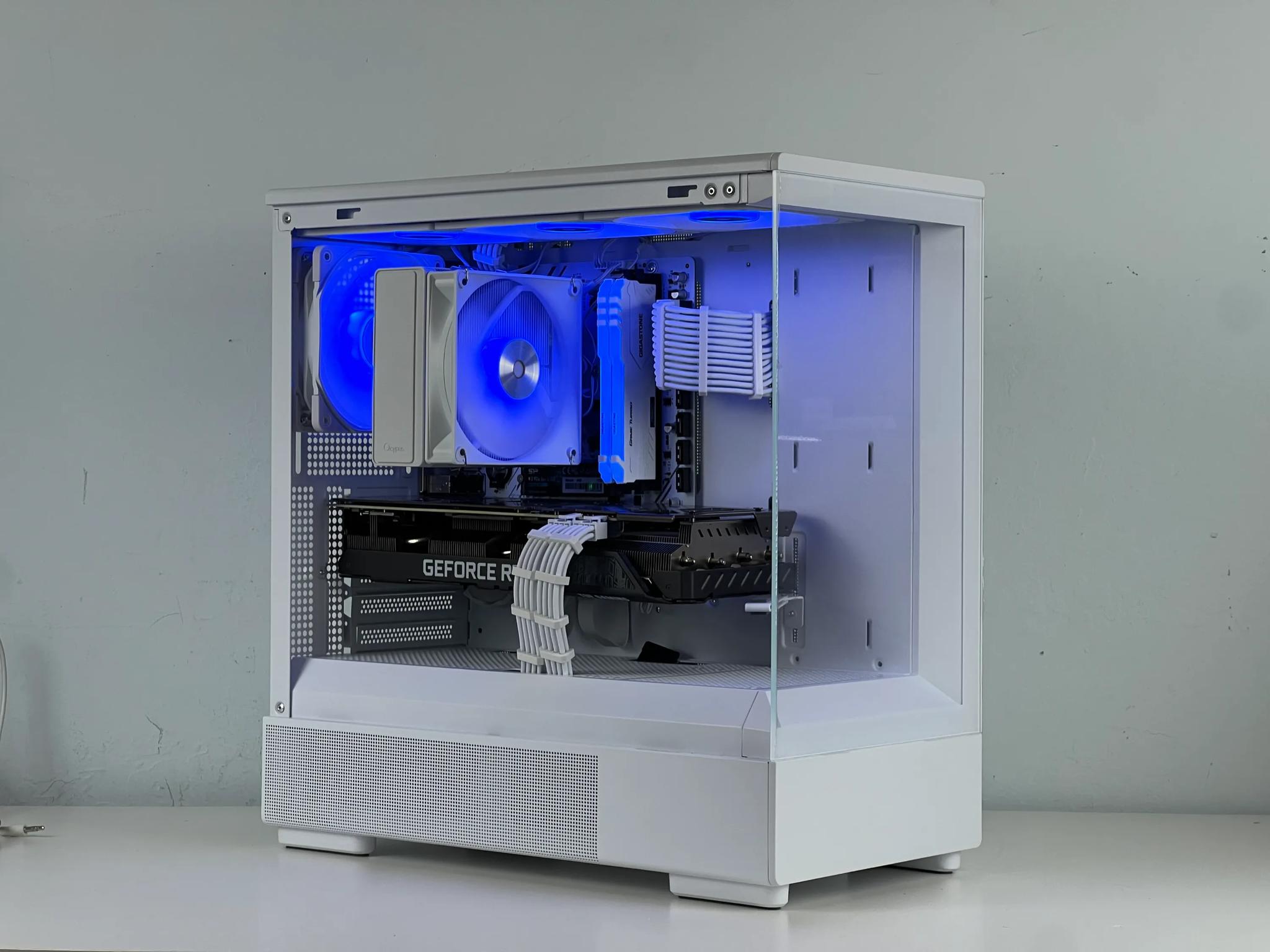 Clean White Gaming PC | RTX 3070 | Ryzen 5 5600G | 1TB SSD | 32GB RAM