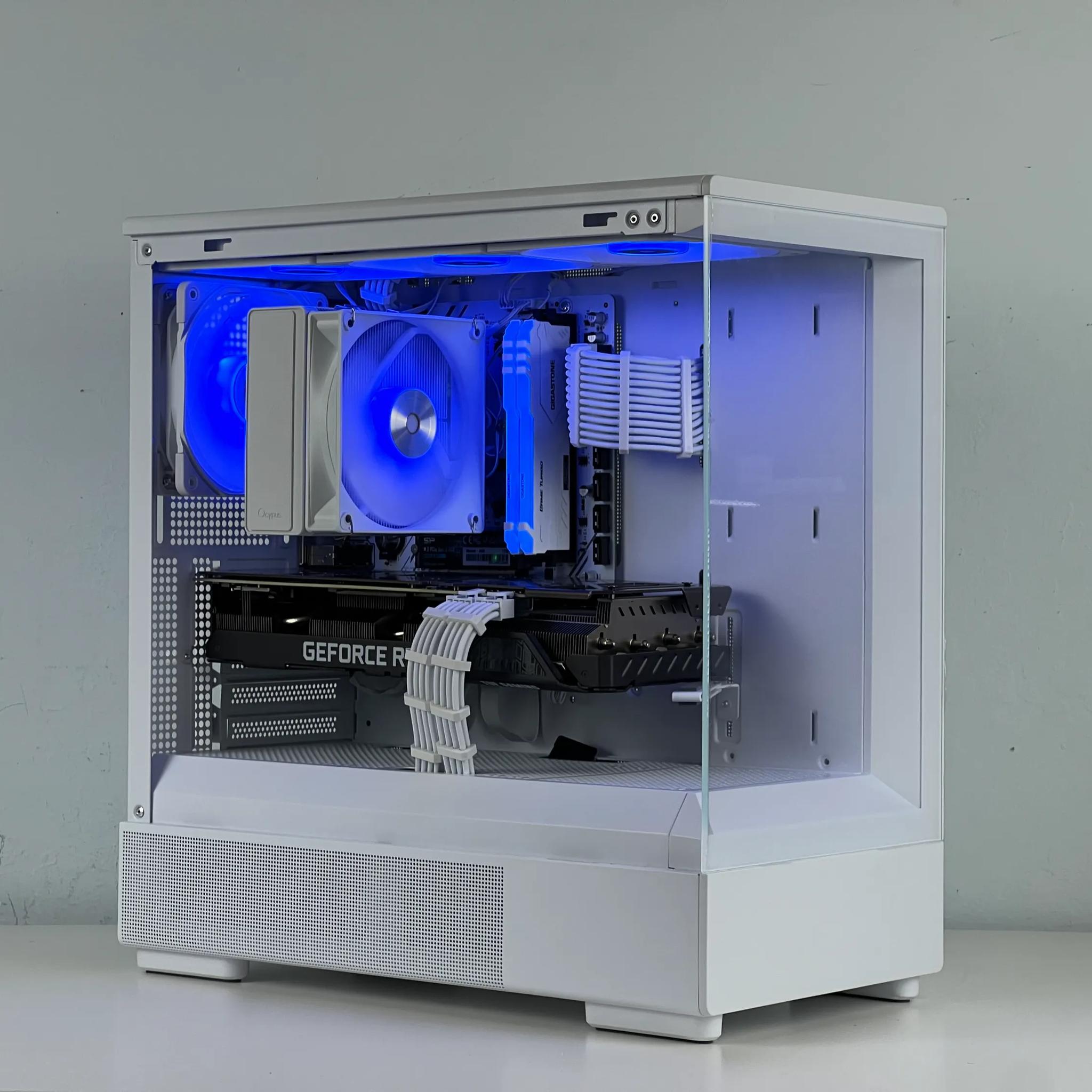 Clean White Gaming PC | RTX 3070 | Ryzen 5 5600G | 1TB SSD | 32GB RAM