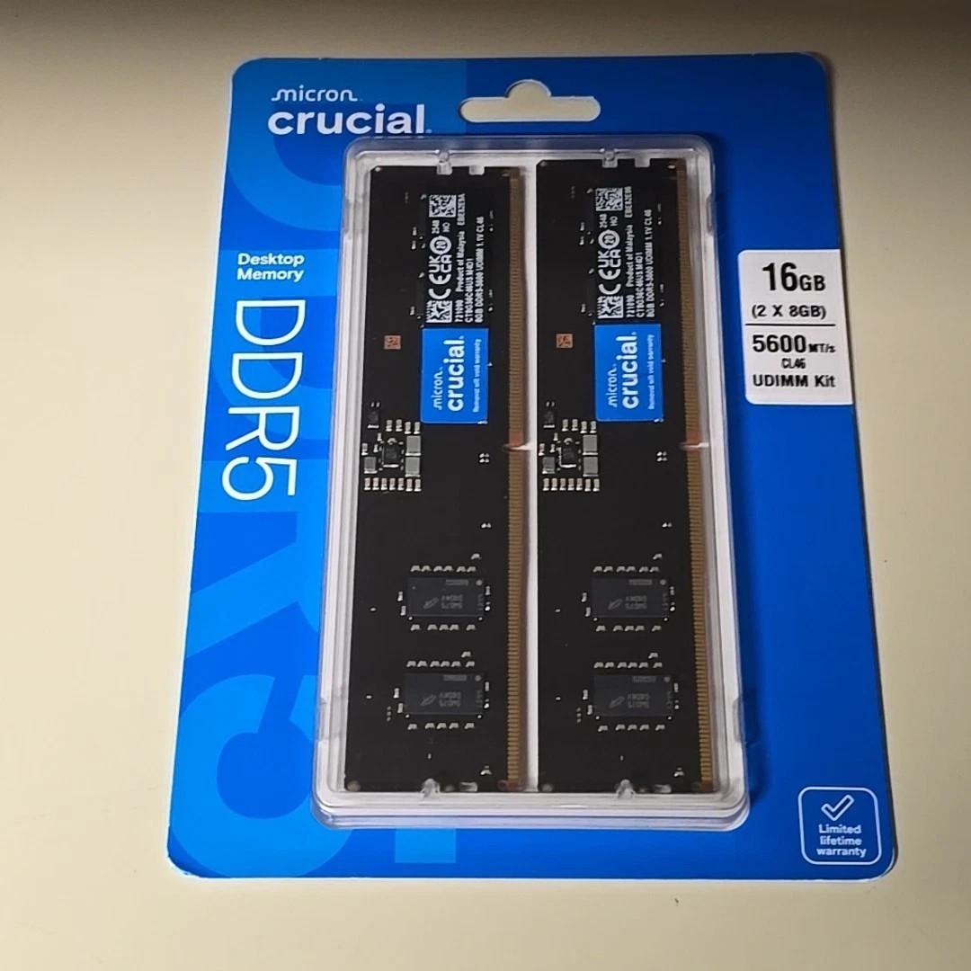 Crucial 16GB DDR5 RAM Kit (2x8GB)