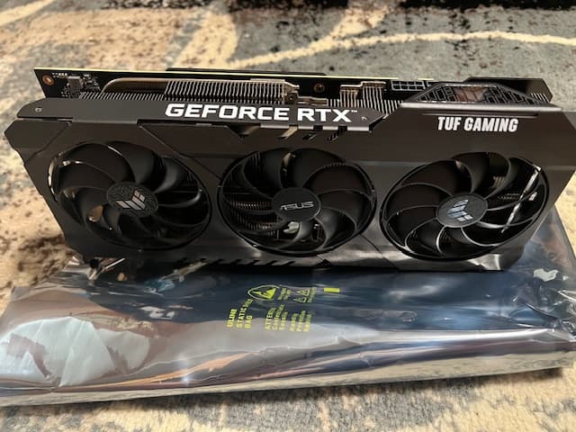 ASUS NVIDIA GeForce RTX 3070 Ti TUF Gaming Overclocked Triple-Fan 8GB GDDR6X PCIe 4.0 Graphics Card