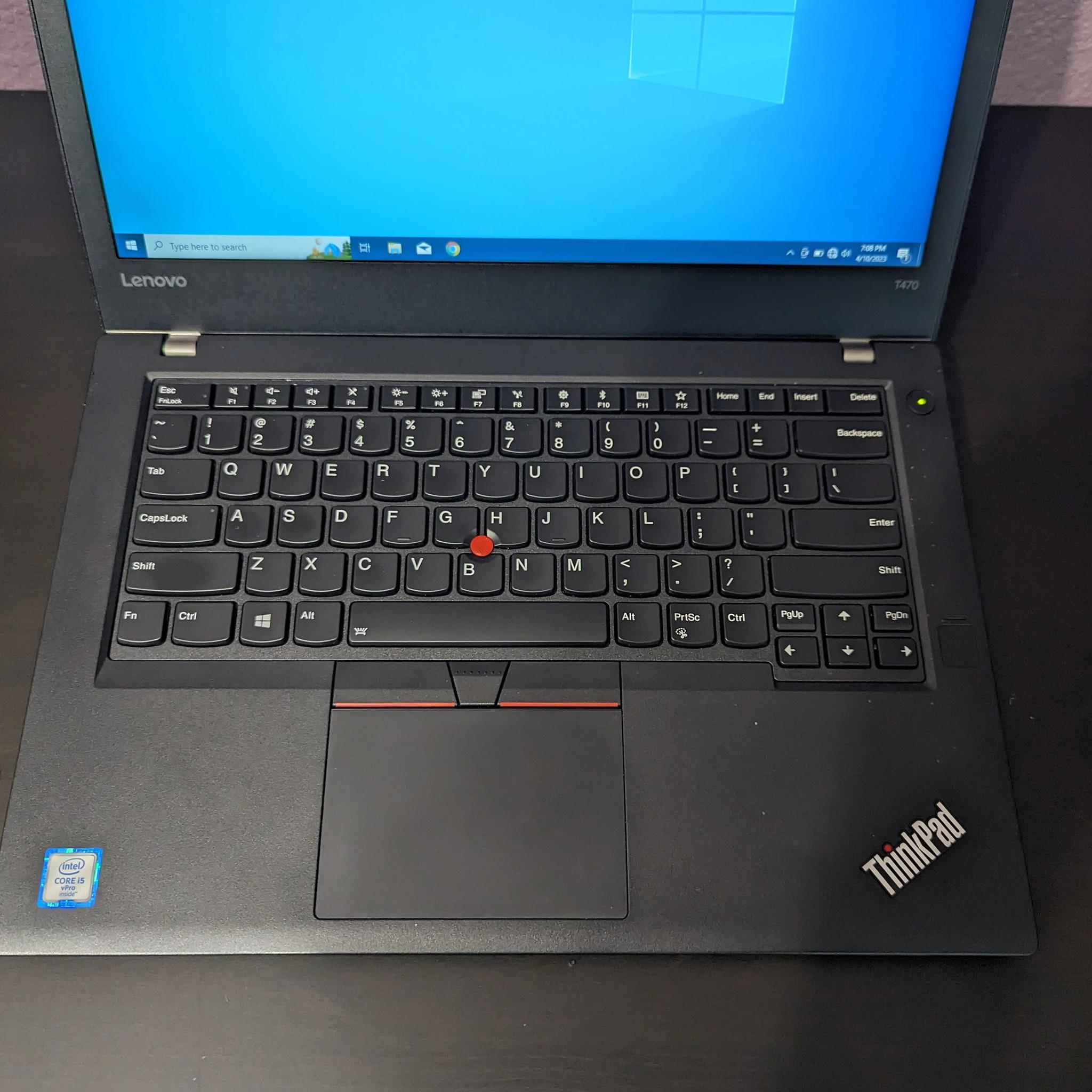 Lenovo Thinkpad T470 14" Laptop | i5, 12GB, 512GB SSD