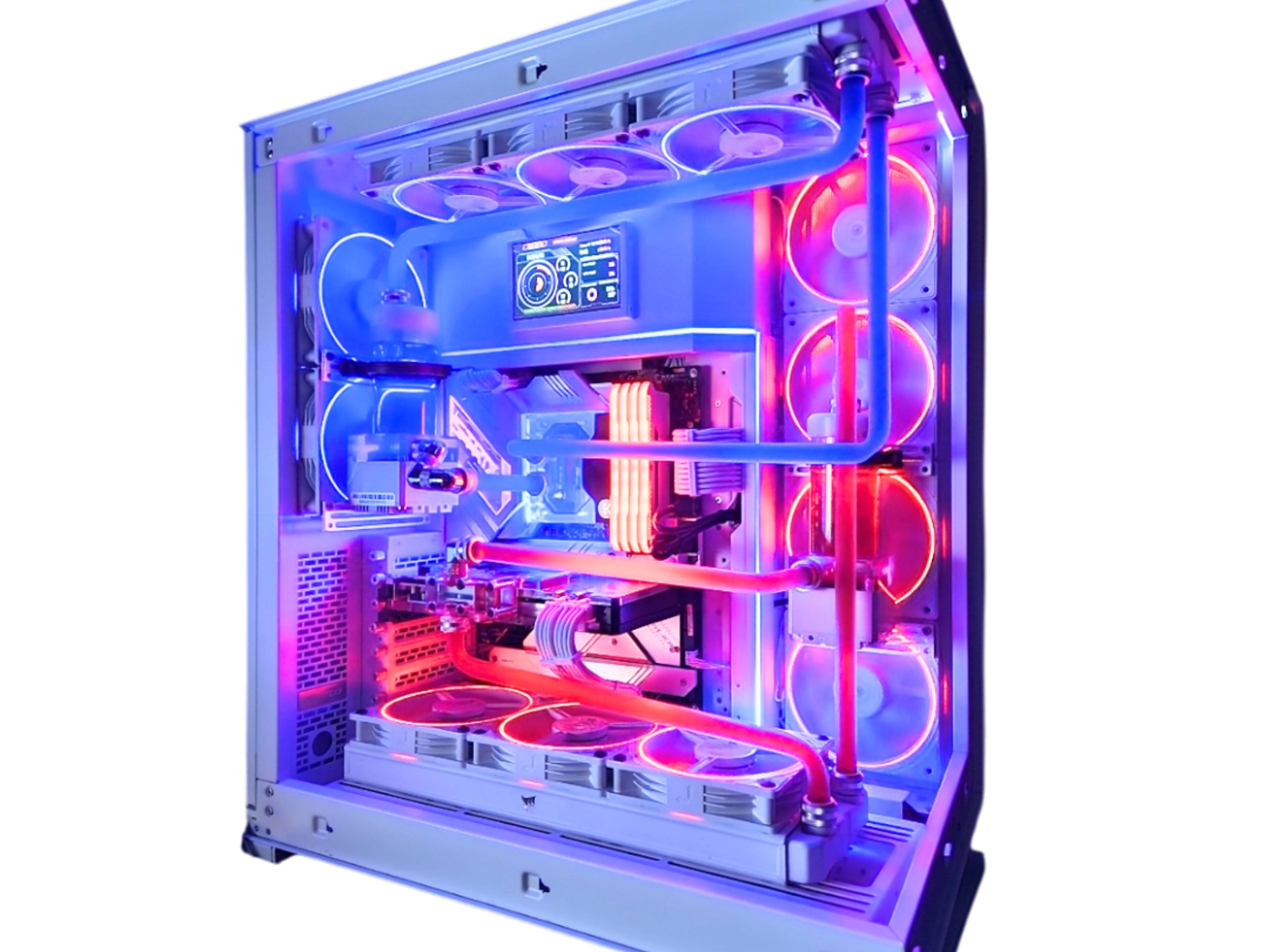 🟦 Rivals 🟥: RTX 3090 | Intel 12700k | 32GB DDR4 RAM | 2.5TB SSD | 12 RGB Fans | White Gaming PC