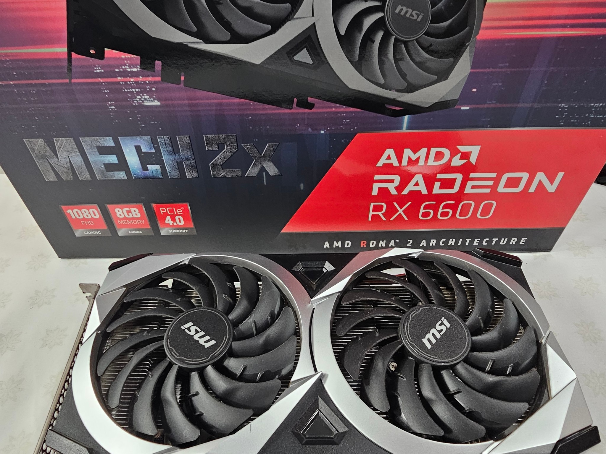 MSI Radeon RX 6600 MECH 2X 8G