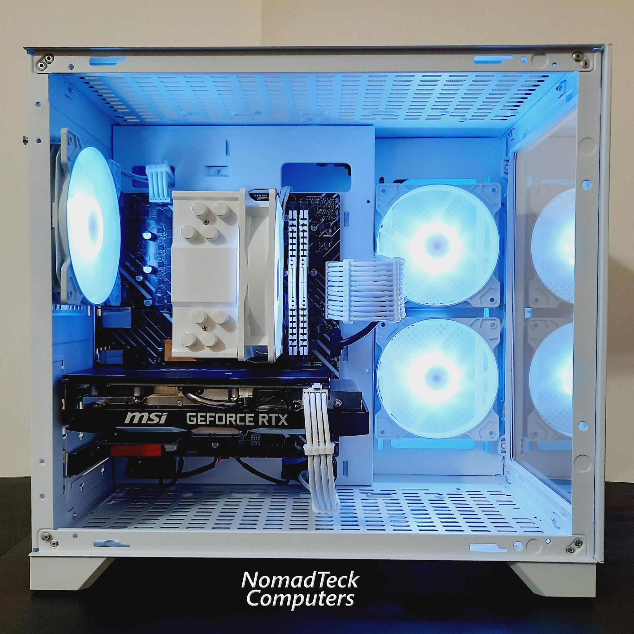 ❄️White Gaming PC w RGB - i3 12gen ● 16GB RAM ● 1TB SSD - RTX 2060 Super 8GB ● Best value for 1080p