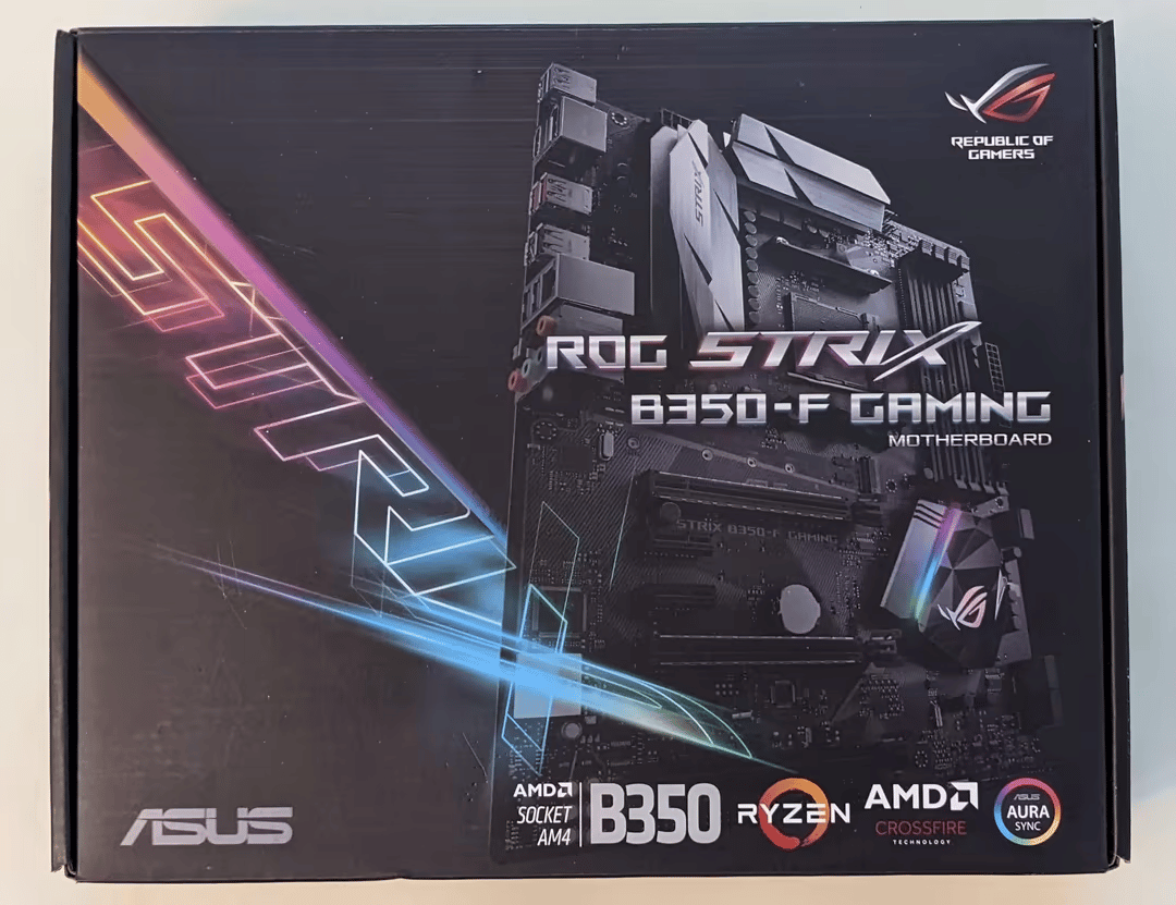 ASUS ROG STRIX B350-F GAMING AMD Ryzen AM4 DDR4 HDMI DisplayPort M.2 USB 3.1 ATX B350 Motherboard