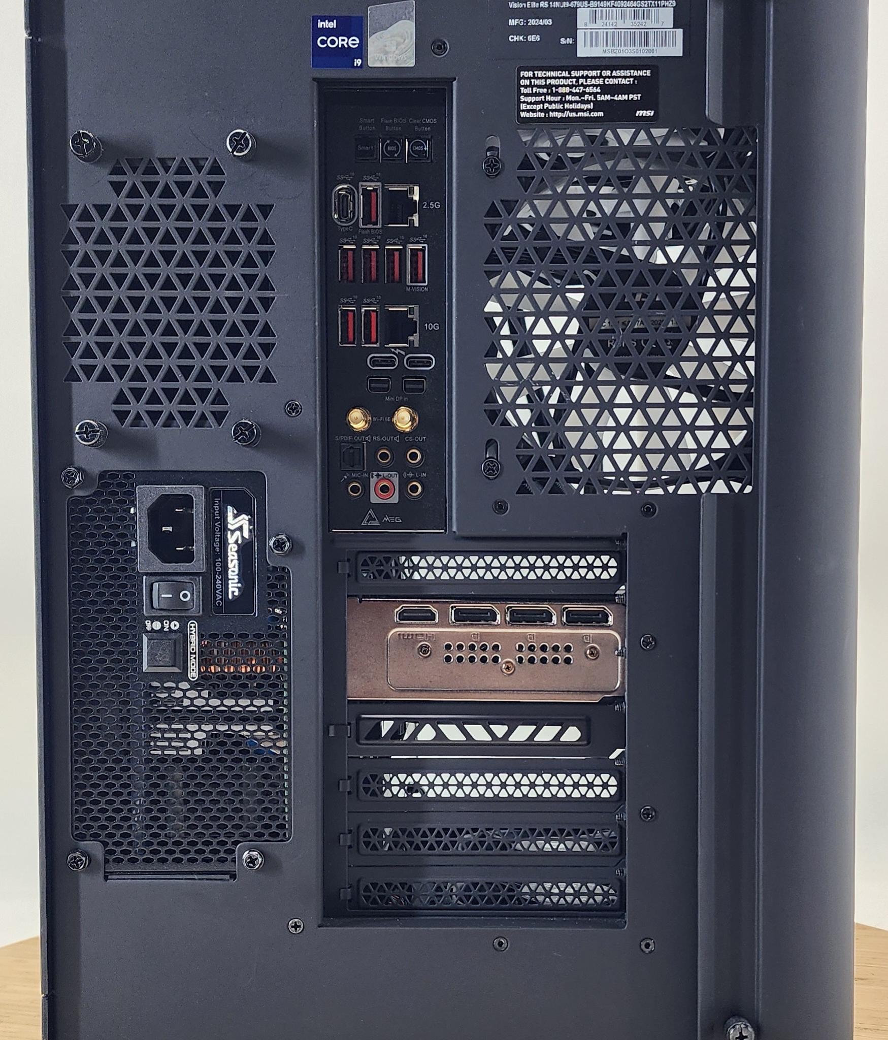 Gaming PC i9-14900K 48GB RAM 2TB SSD RTX 5080 16GB Windows 11 Computer
