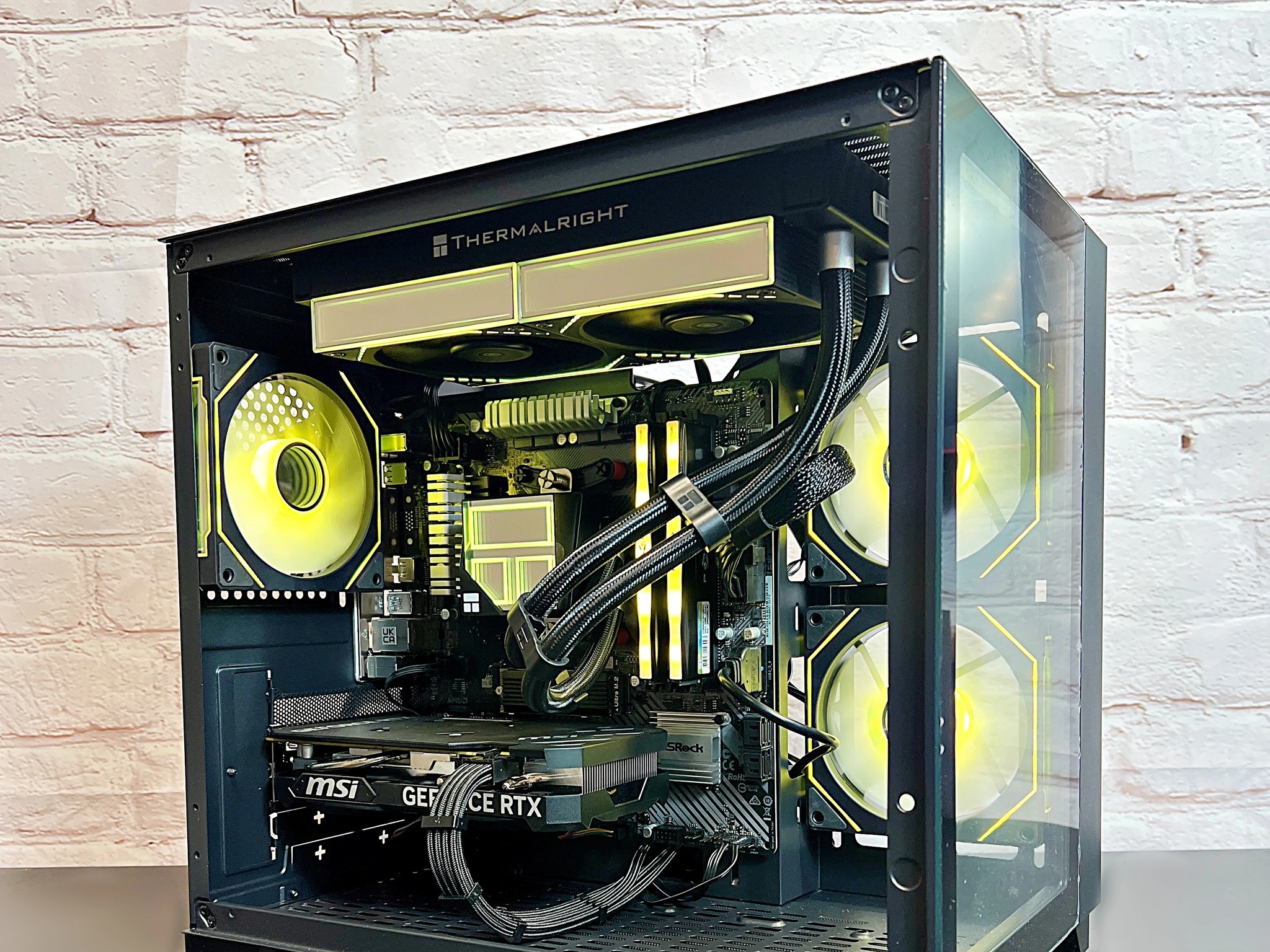 Liquid Cooled RTX 4060 Ryzen 5 5500 16GB RAM 1TB M.2 Gaming PC