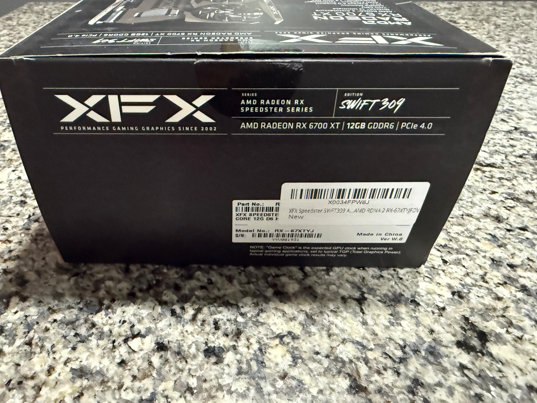XFX RX 6700XT Speedster SWFT 309