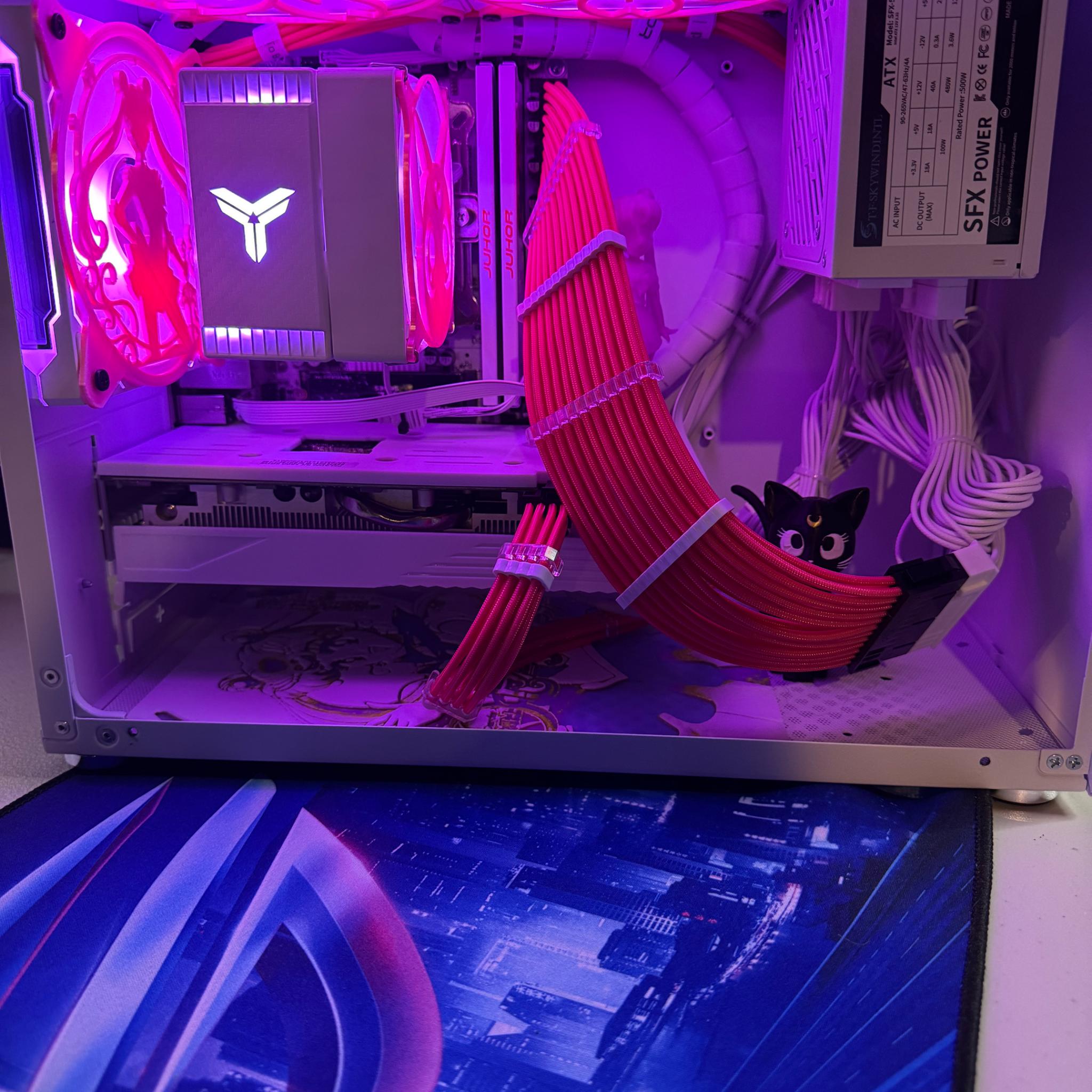 Fire Tech Labs: Anime gaming pc RYZEN 5 3600X / AMD RX 5600 / 32gb ram / 1tb nvme ssd