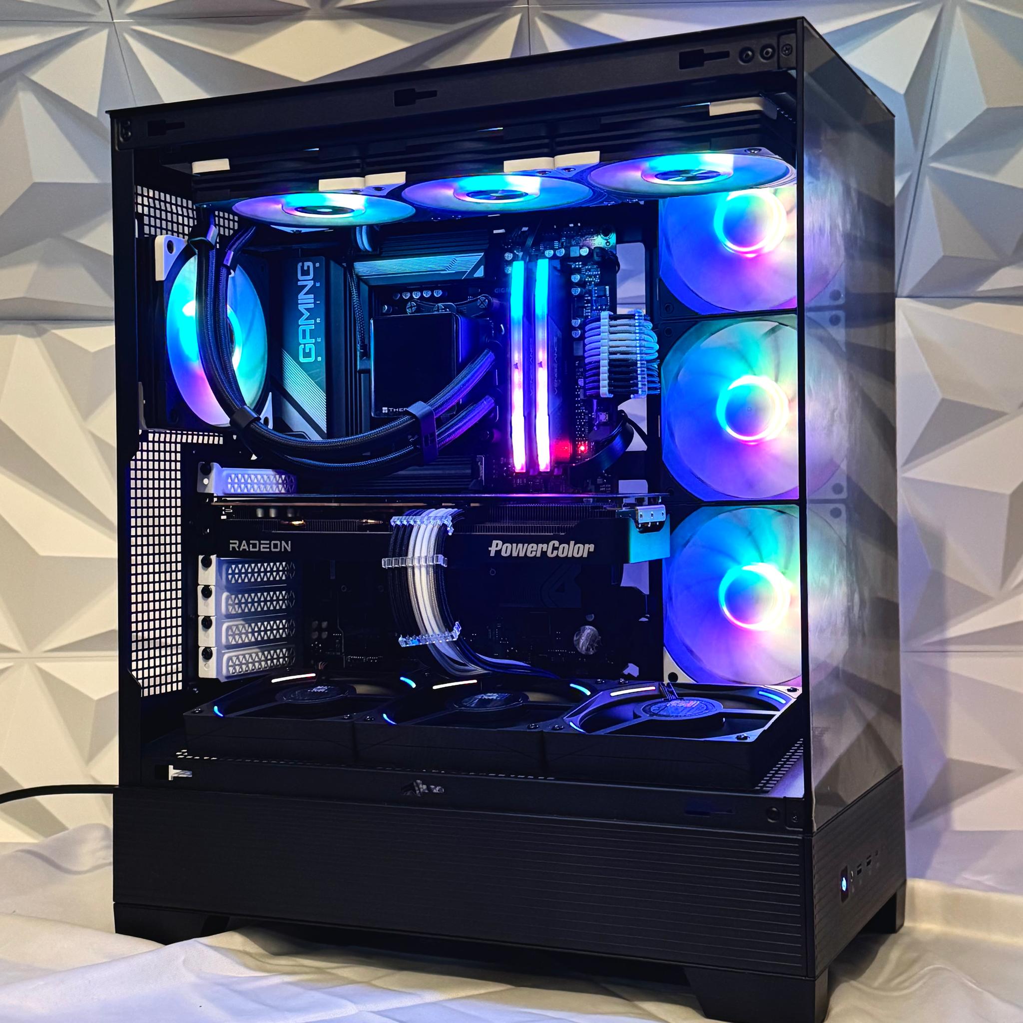 ⚫️🐰|High-end Gaming Pc| Ryzen 9 9900x, 9070xt, 32gb, 5tb, Wifi
