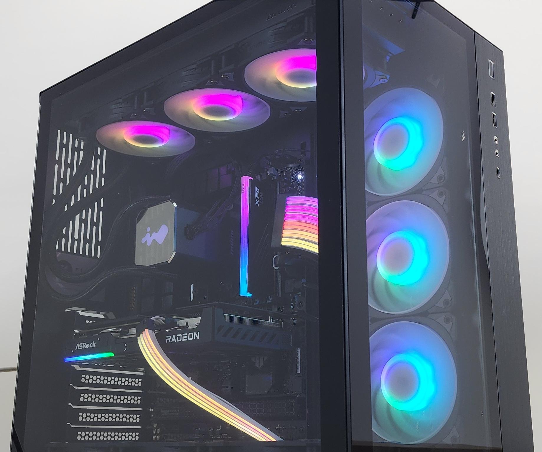 Gaming PC Ryzen 7 7700X 16GB RAM 1TB SSD RX 9060 XT 16GB Windows 11 Computer