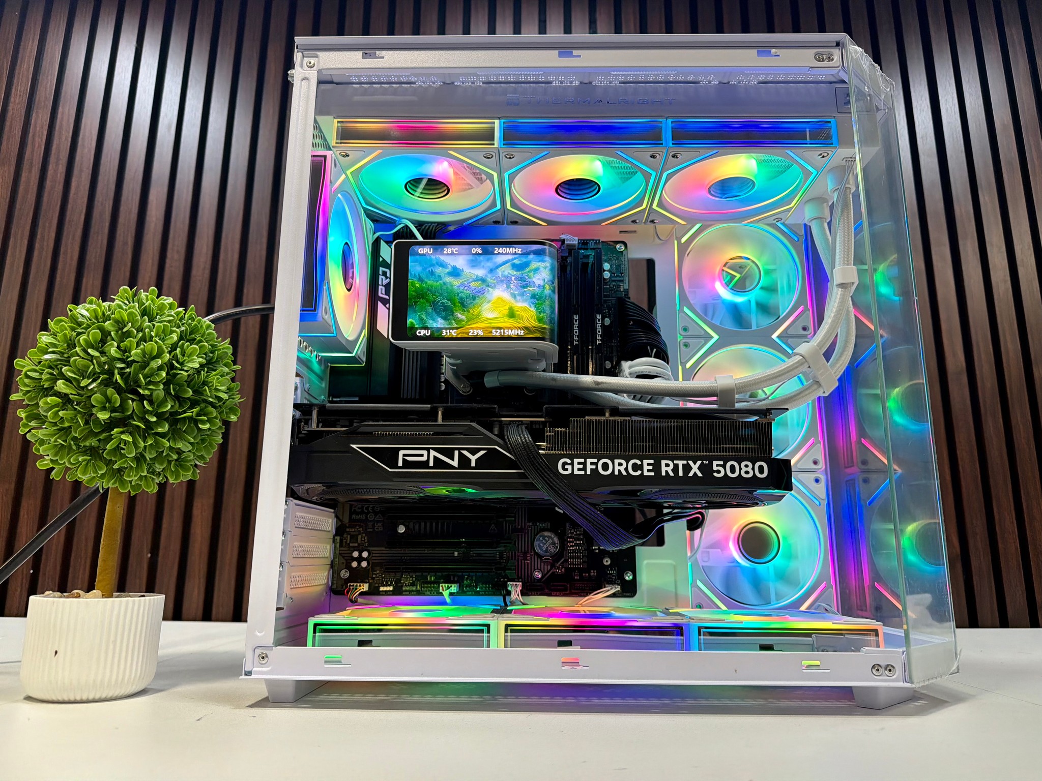 RTX 5080 | Ryzen 9800X3D | 64GB DDR5 | 2TB M.2 | 1000 Watt Gold PSU | LCD AIO