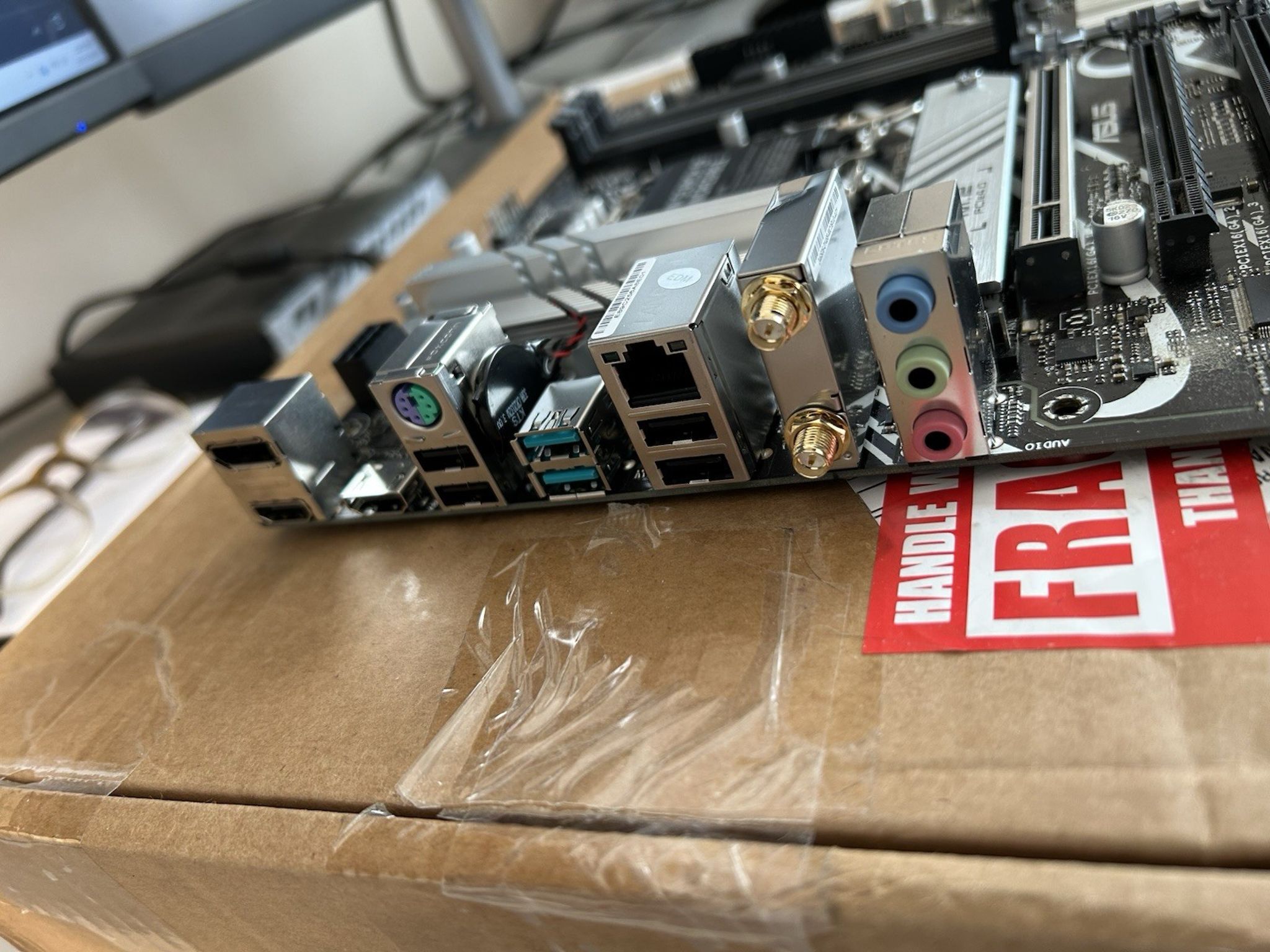 ASUS PRIME B760M-A AX LGA 1700 DDR5 microATX motherboard **NO IO SHIELD