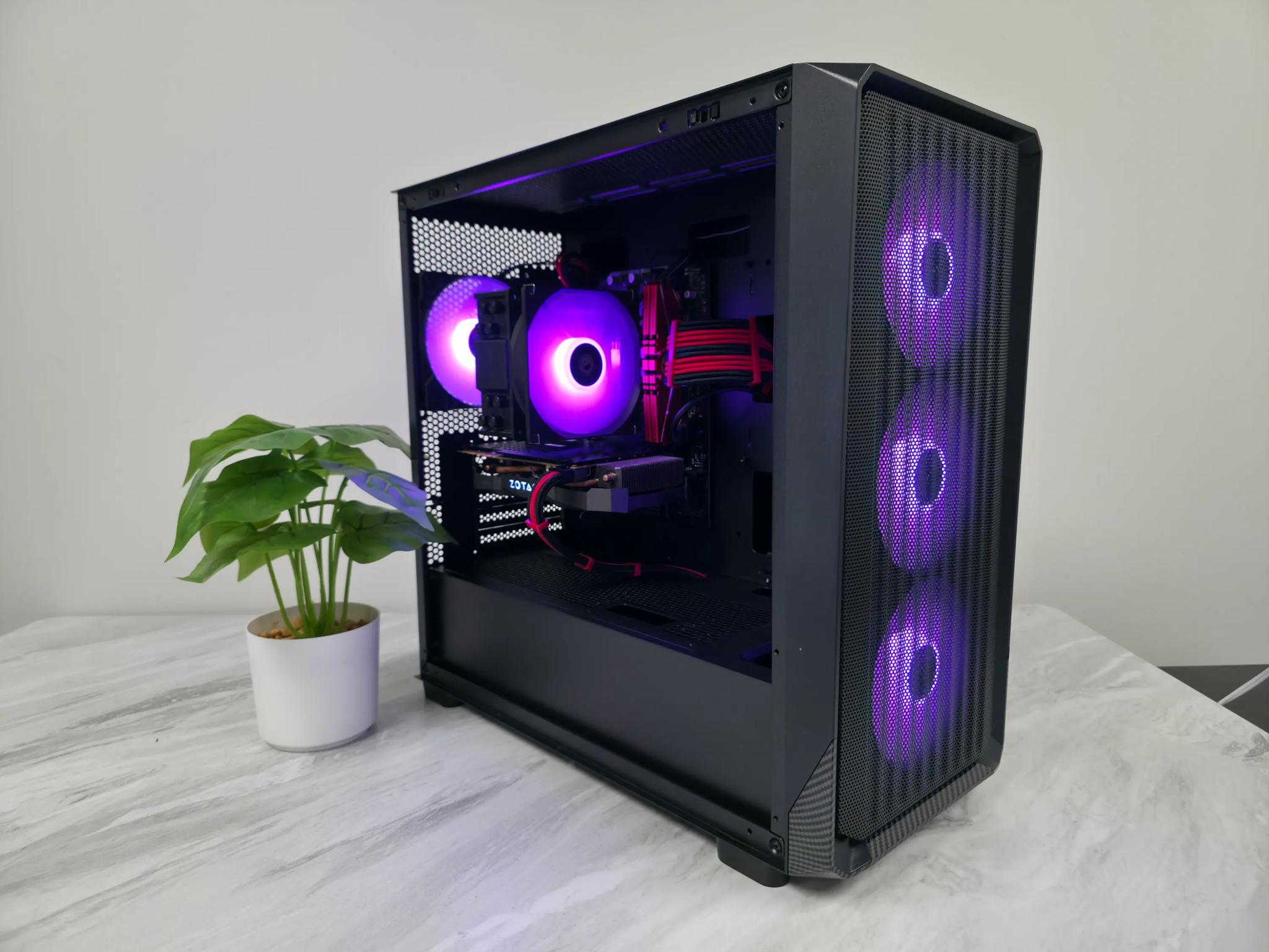 1080p Gaming PC Computer (Ryzen 3600x, Zotac GTX 1080, 16 GB DDR4)