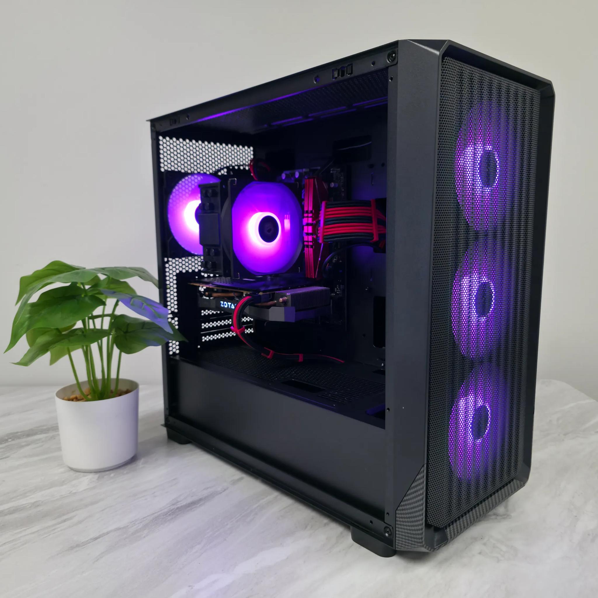 1080p Gaming PC Computer (Ryzen 3600x, Zotac GTX 1080, 16 GB DDR4)