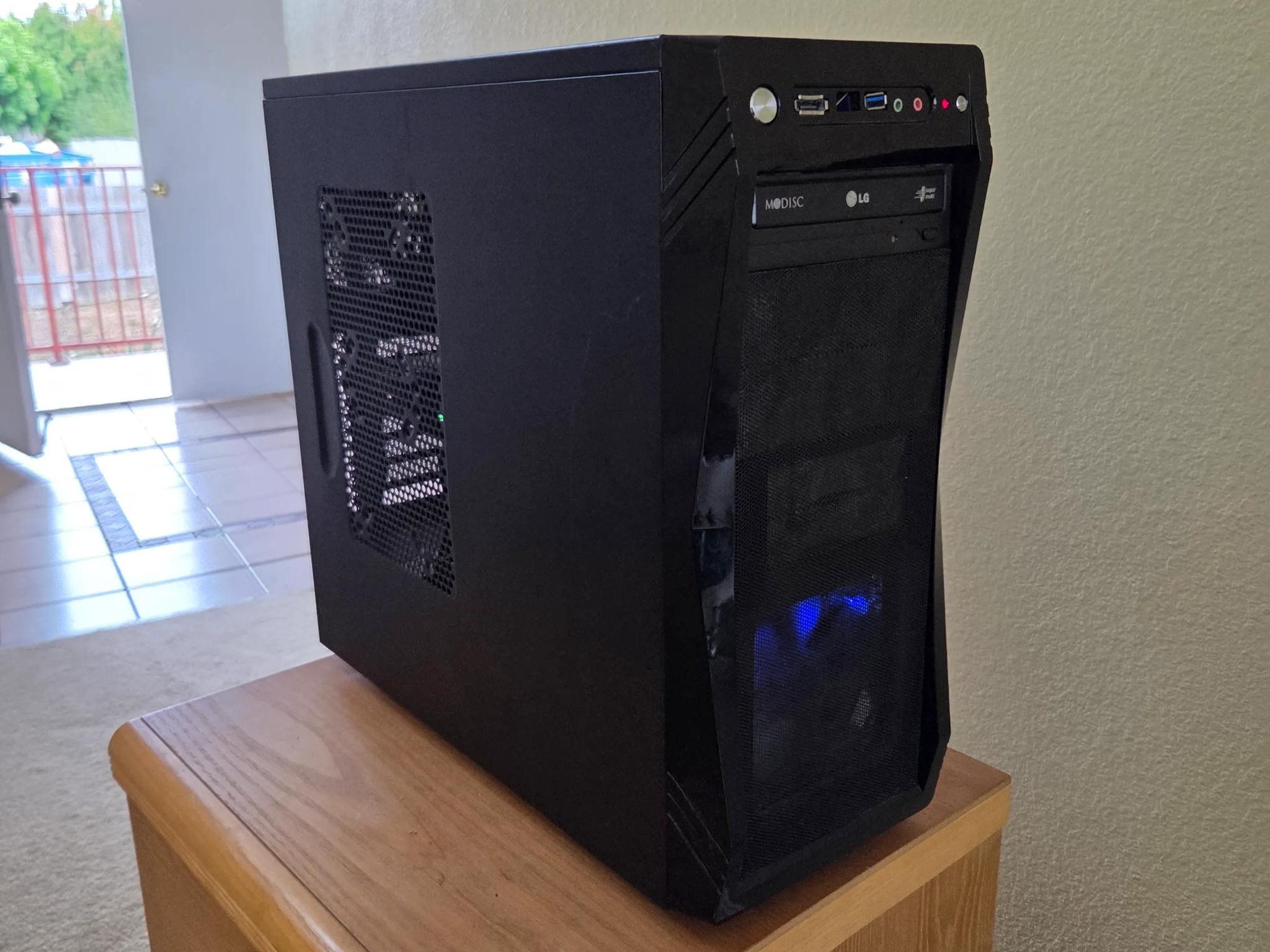 Complete PC with Intel Core i5-3570k CPU and GTX 1050 TI GPU