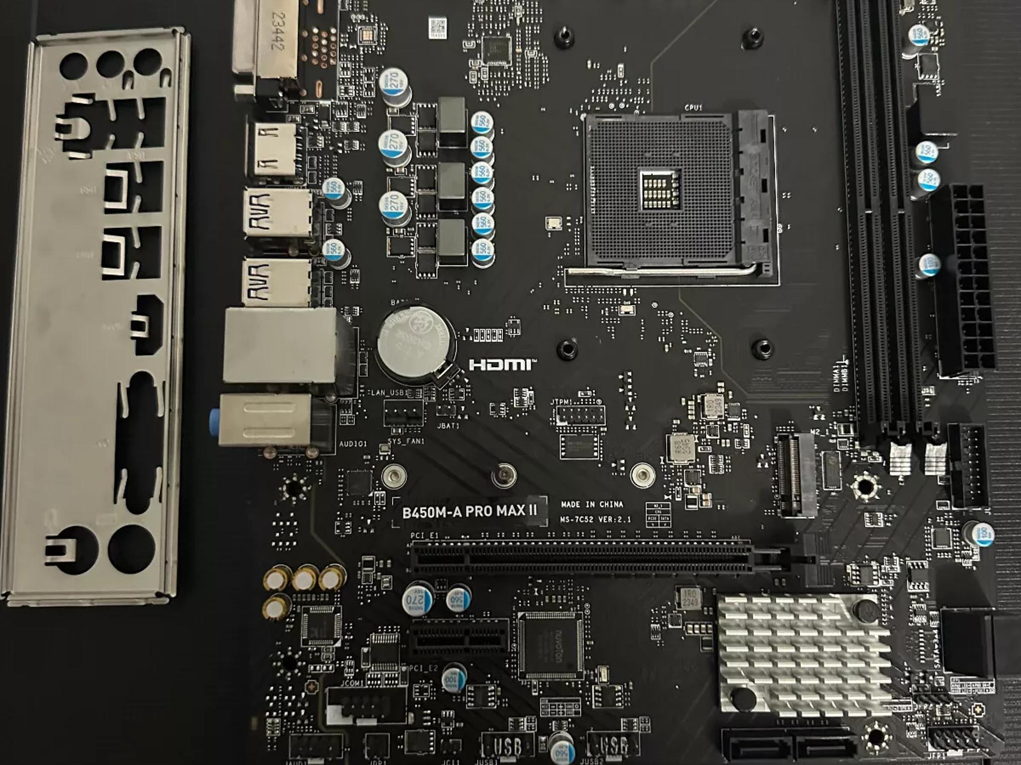 MSI B450m-A Pro Max ii AM4 Motherboard