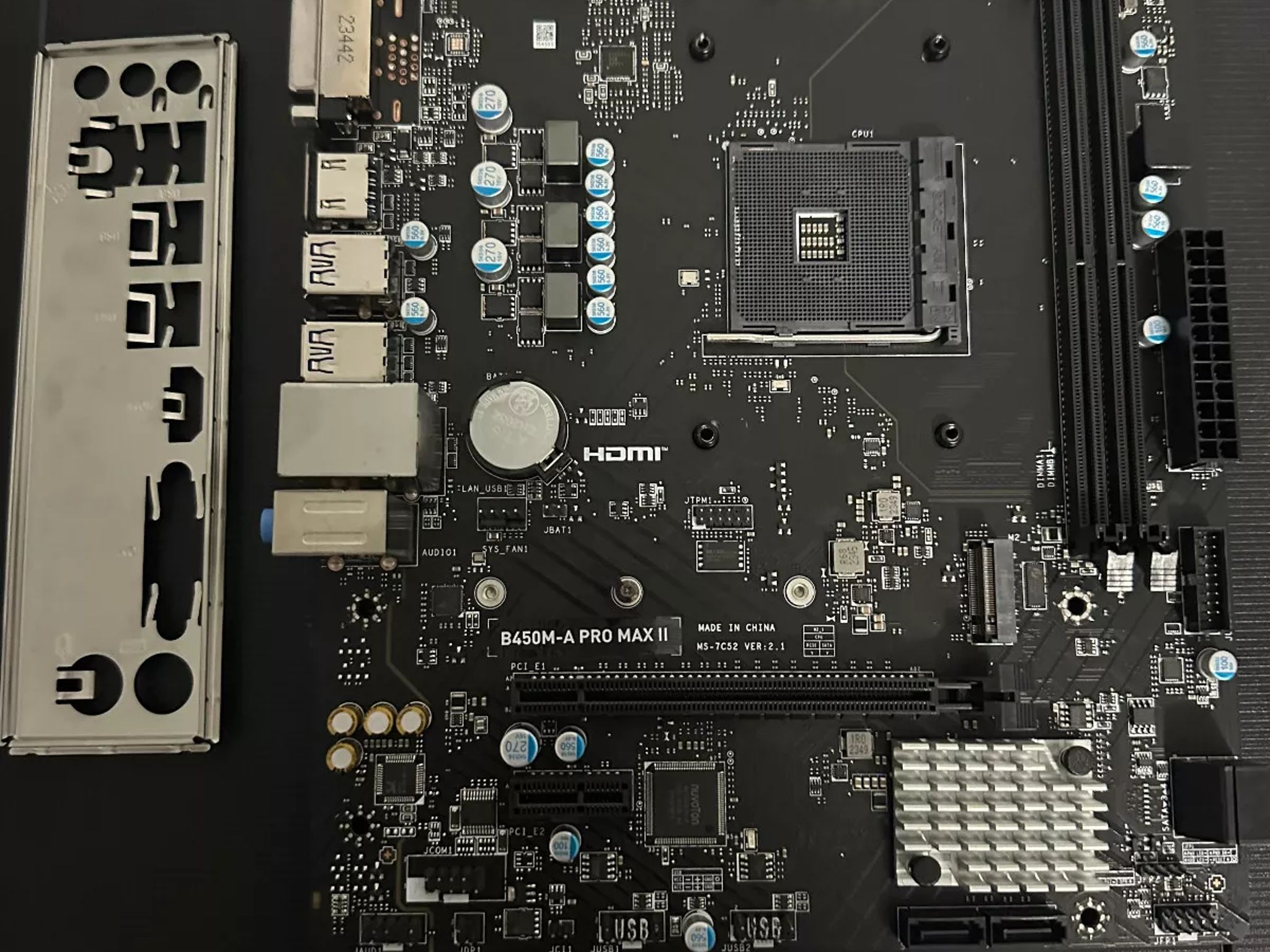 MSI B450m-A Pro Max ii AM4 Motherboard