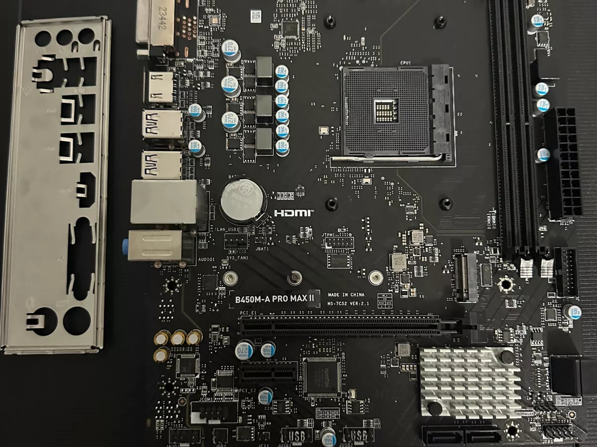 MSI B450m-A Pro Max ii AM4 Motherboard