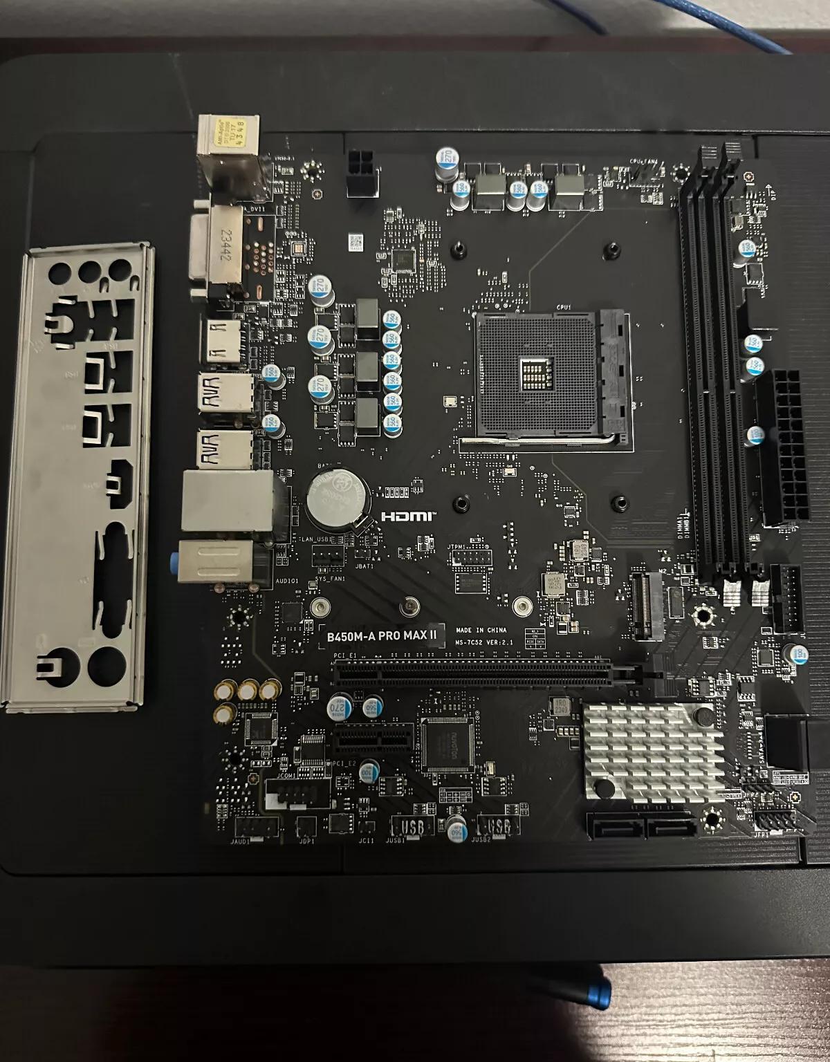 MSI B450m-A Pro Max ii AM4 Motherboard