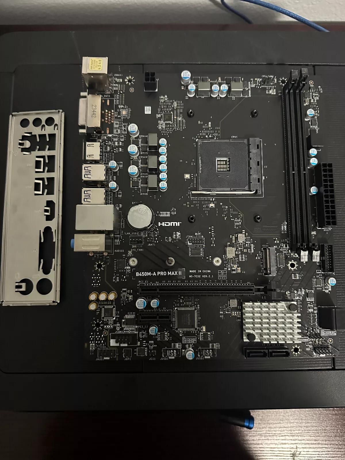 MSI B450m-A Pro Max ii AM4 Motherboard