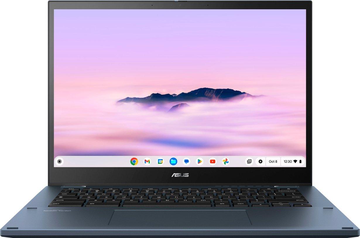 ASUS Chromebook Plus CM3401 14" 2-in-1 Laptop with Google AI - AMD Ryzen 3 7320C - 8GB Memory