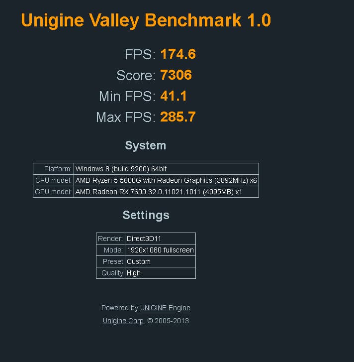 (#8) Ryzen 5 5600g/RX 7600