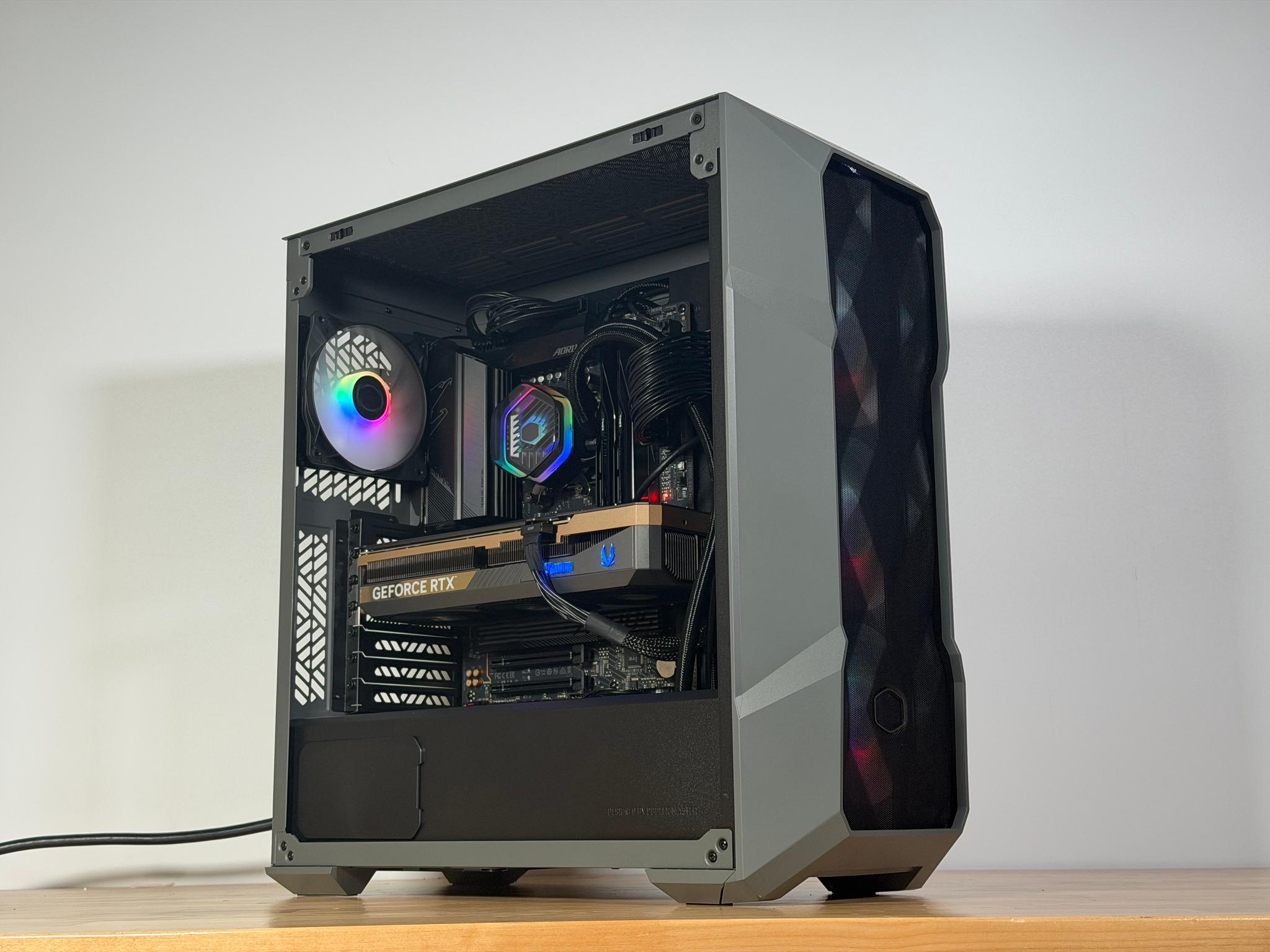 RTX 5080 Ryzen 7 9800x3d Gaming PC with 64gb DDR5 and 4TB NVME SSD