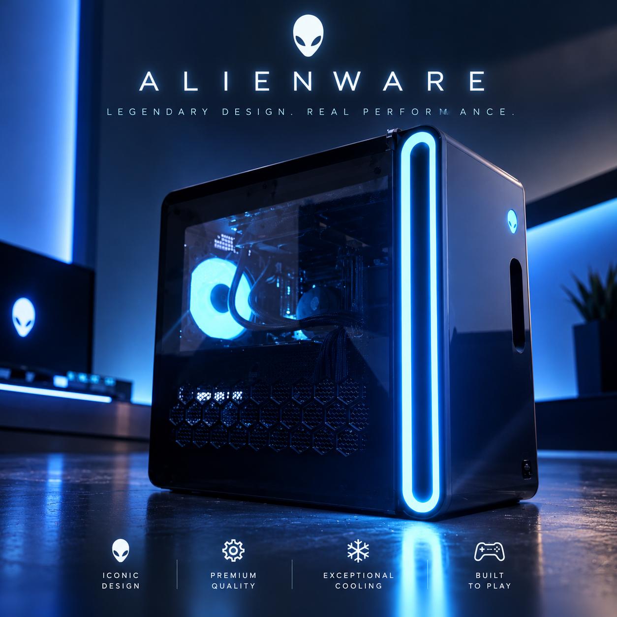 👽"Alienware"⚫| 4K Gaming | i9 14900F | RTX 4070 Ti Super | 32B DDR5 | 3TB Storage | Free Shipping