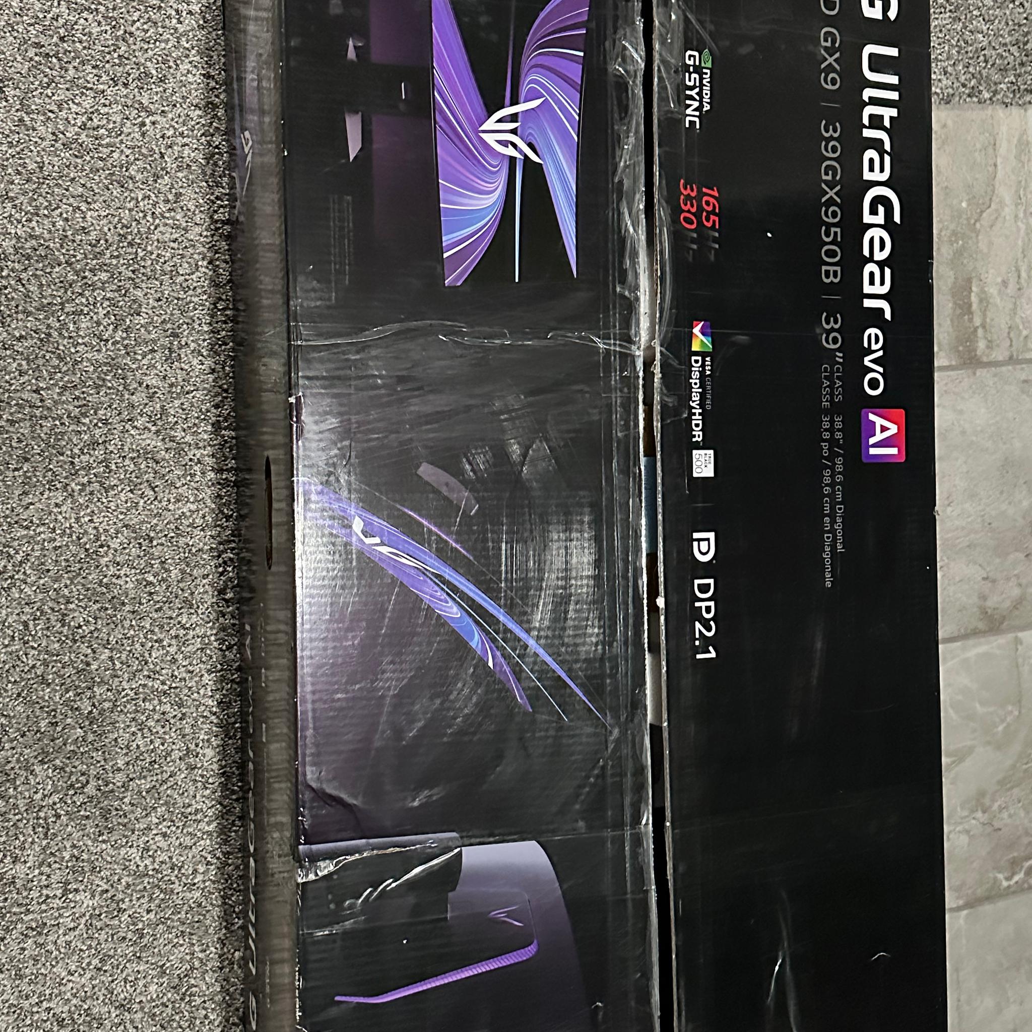 LG 39GX950B-B 39-inch Ultragear evo 5K2K OLED 165Hz Curved Gaming Monitor